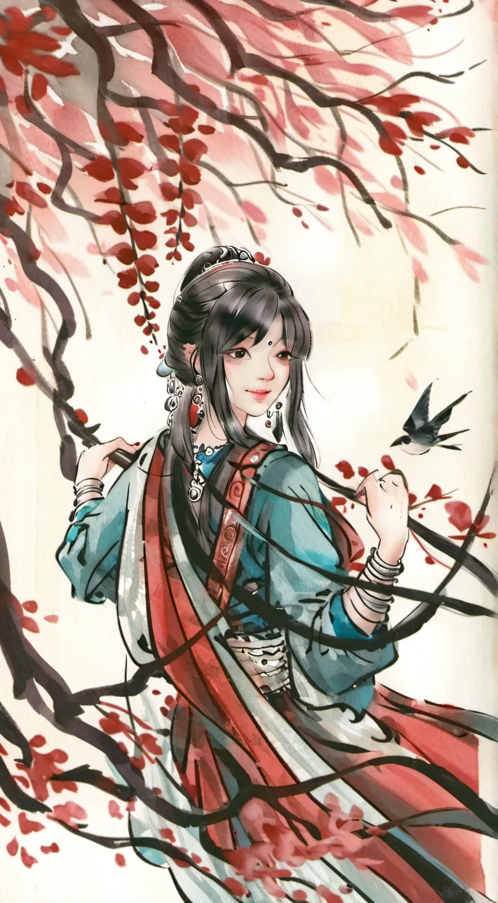 ai character: mha (winter) background