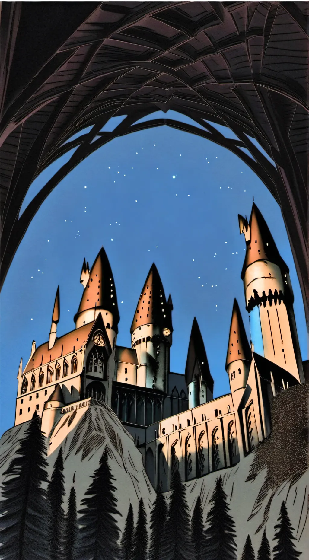 ai character: hogwarts background