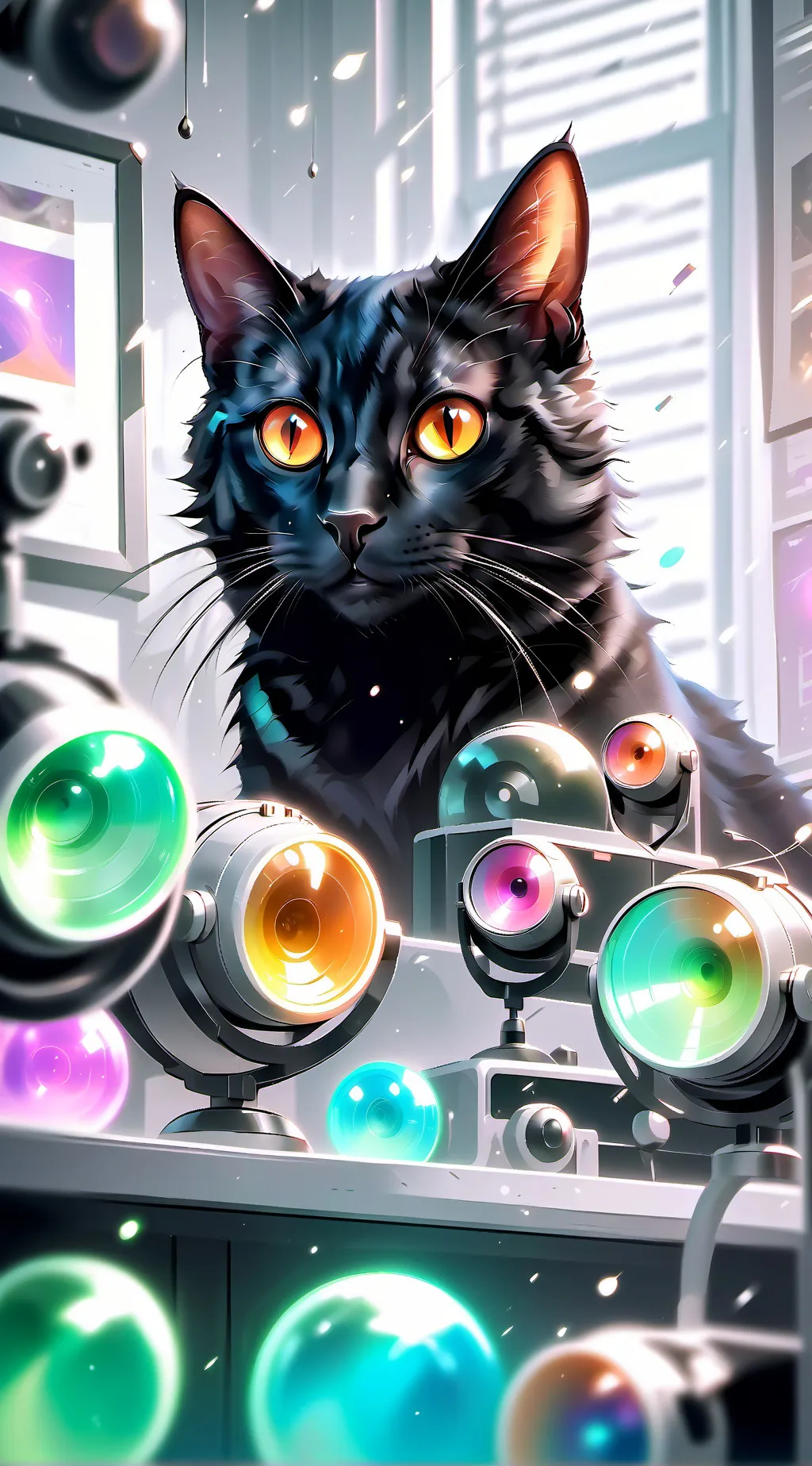 ai character: Pixel background