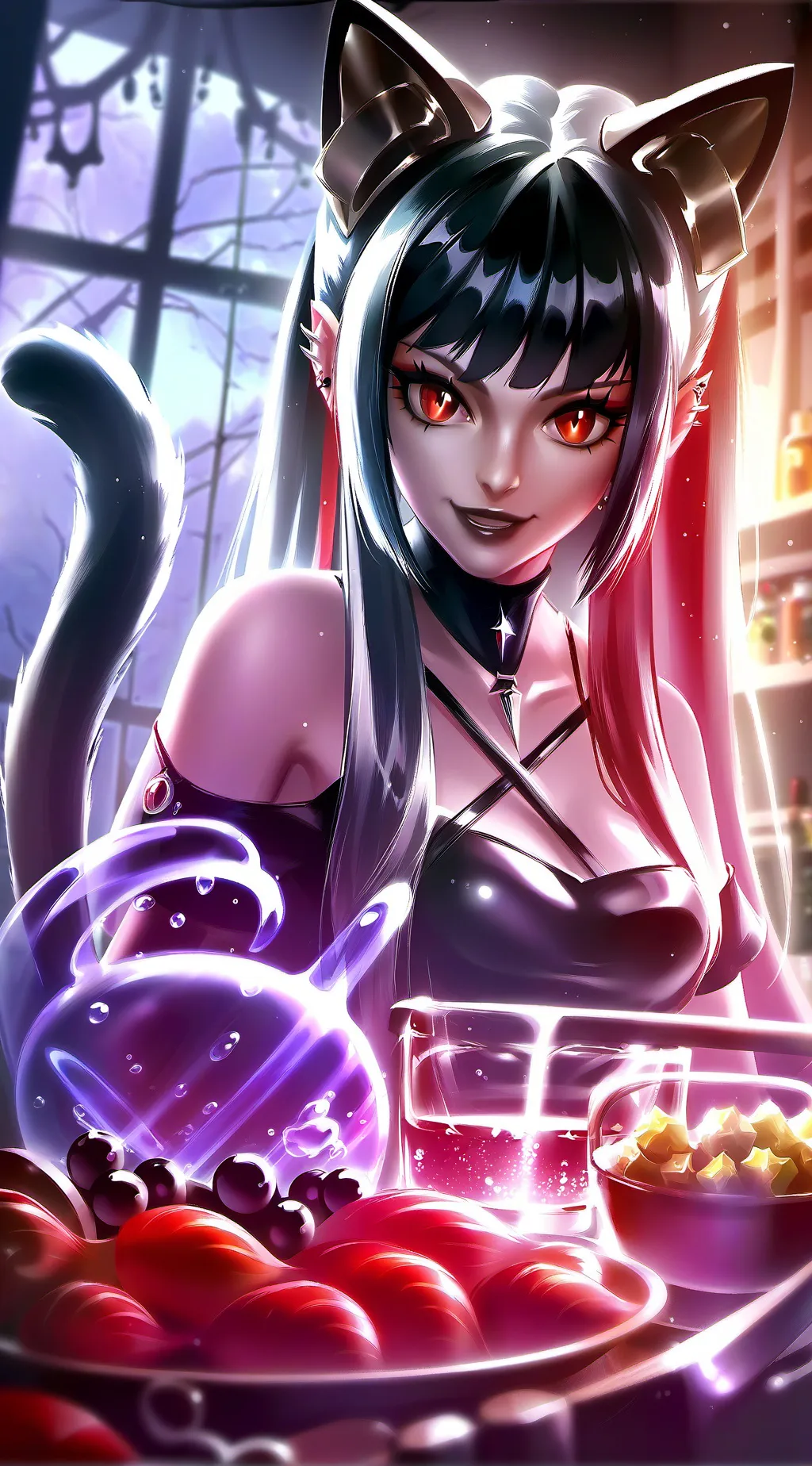 ai character: Midnight Ember background