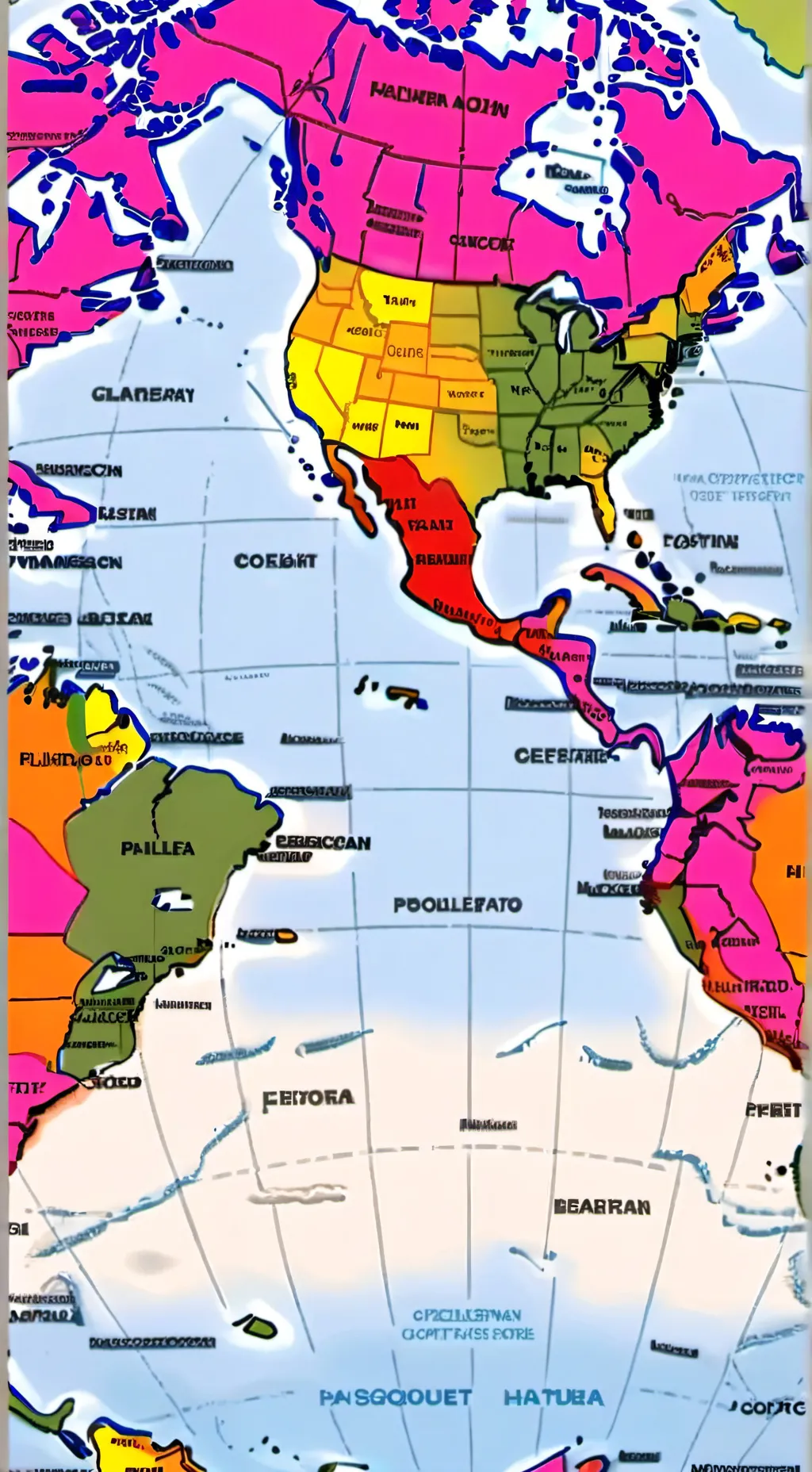 ai character: 50 STATES background