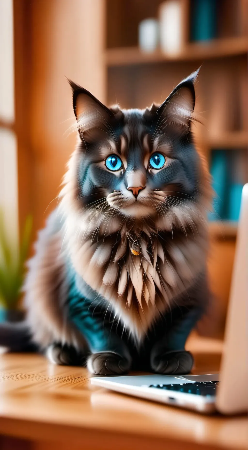 ai character: Pixel background