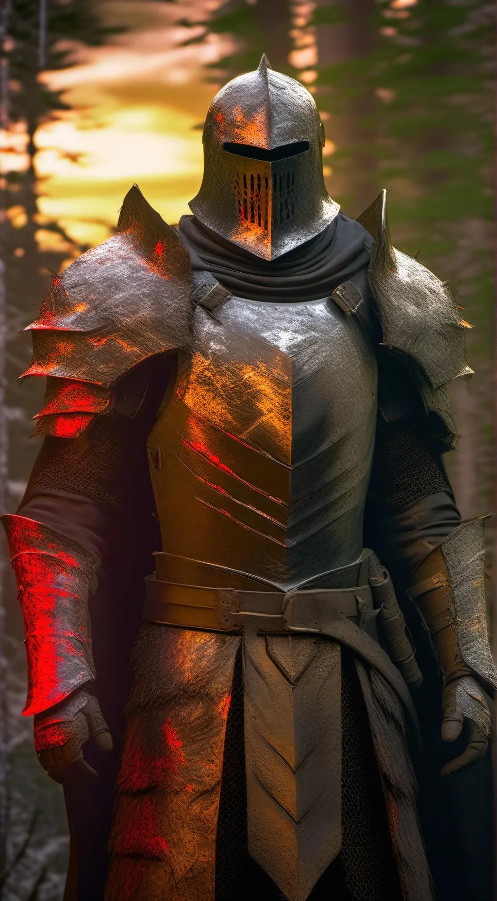 ai character: dark knight background