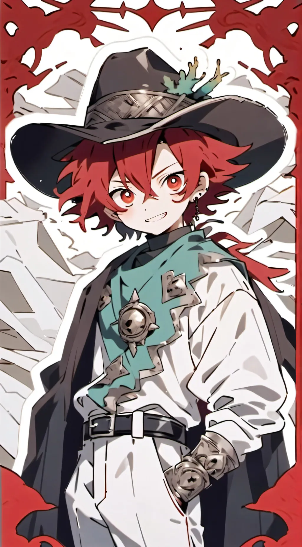 ai character: Eijiro Kirishima  background