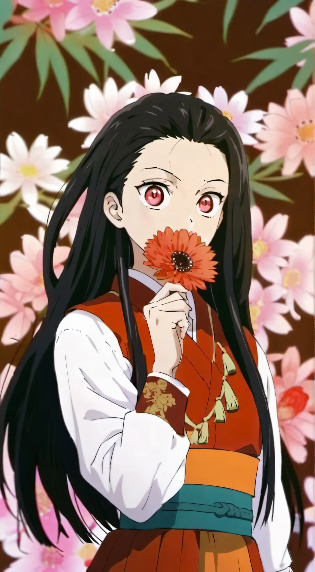 ai character: NEZUKO KAMADO  background