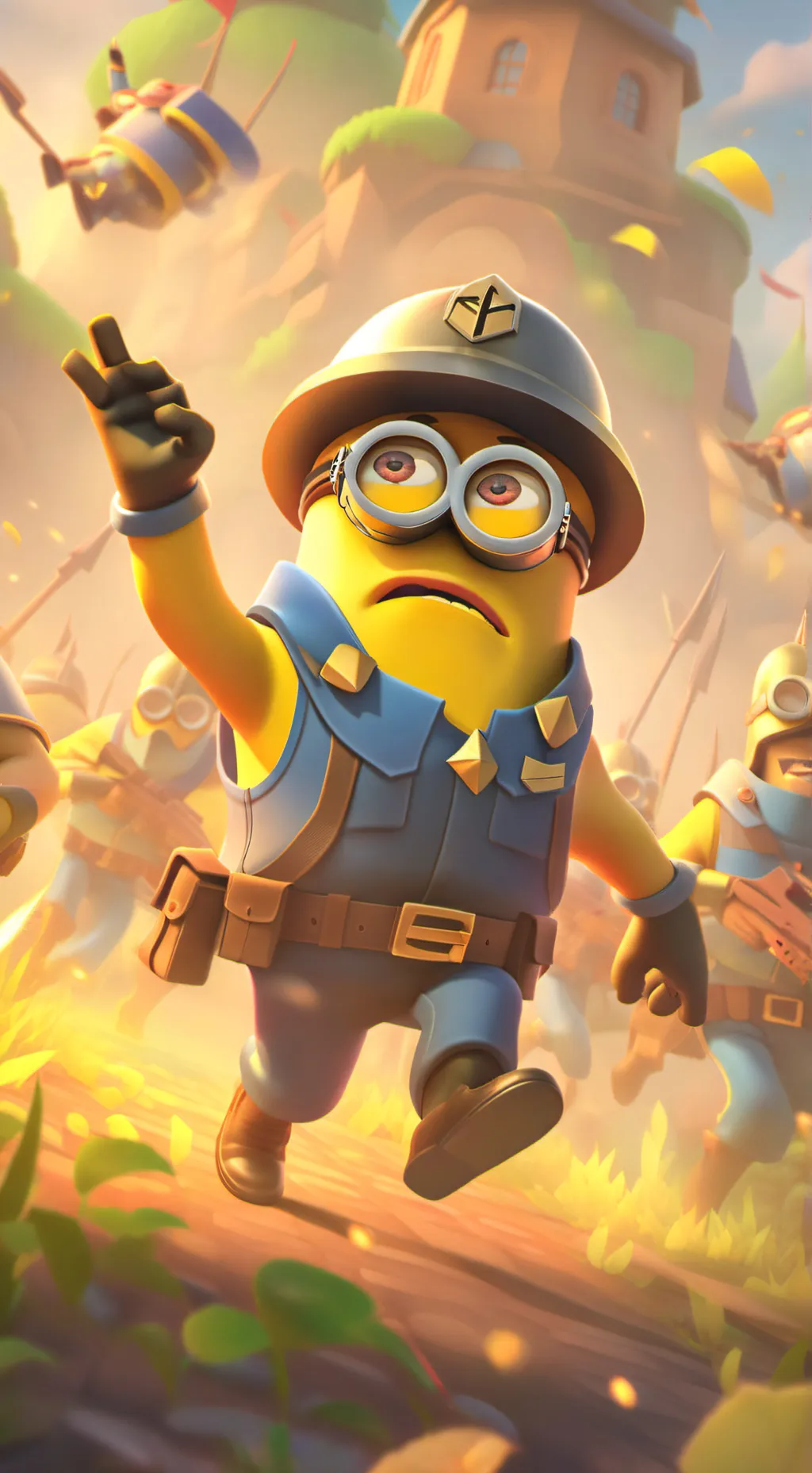 ai character: soldier minion background