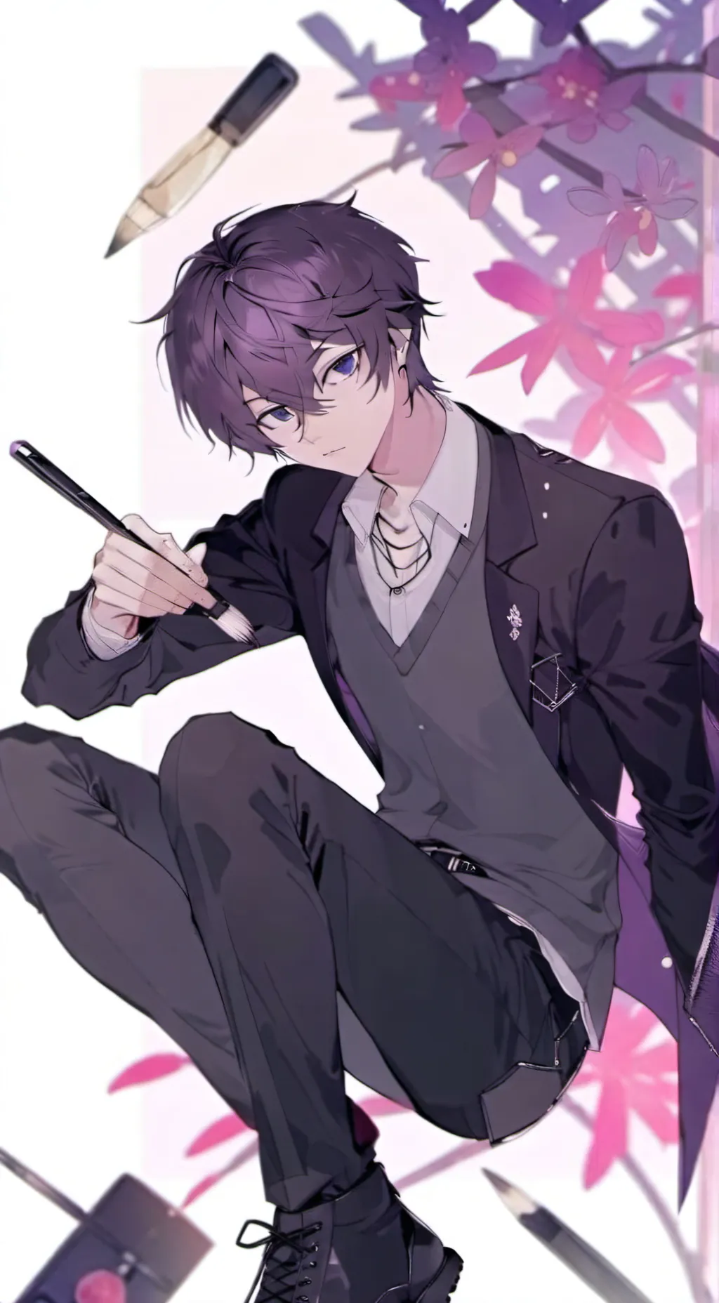 ai character: Lion background