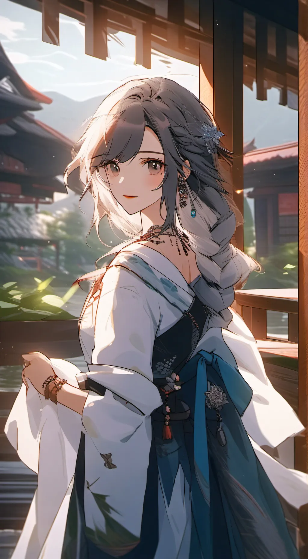 ai character: kin yuong background