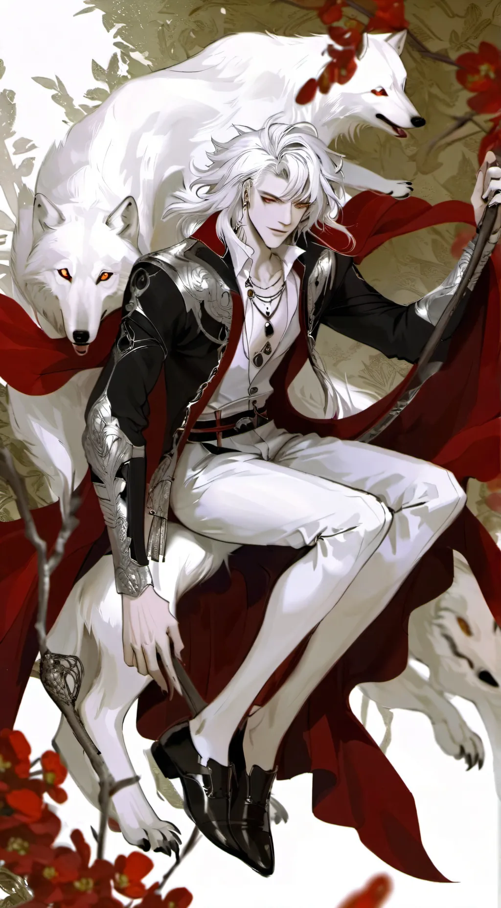 ai character: Jake, ❤️🐺 background