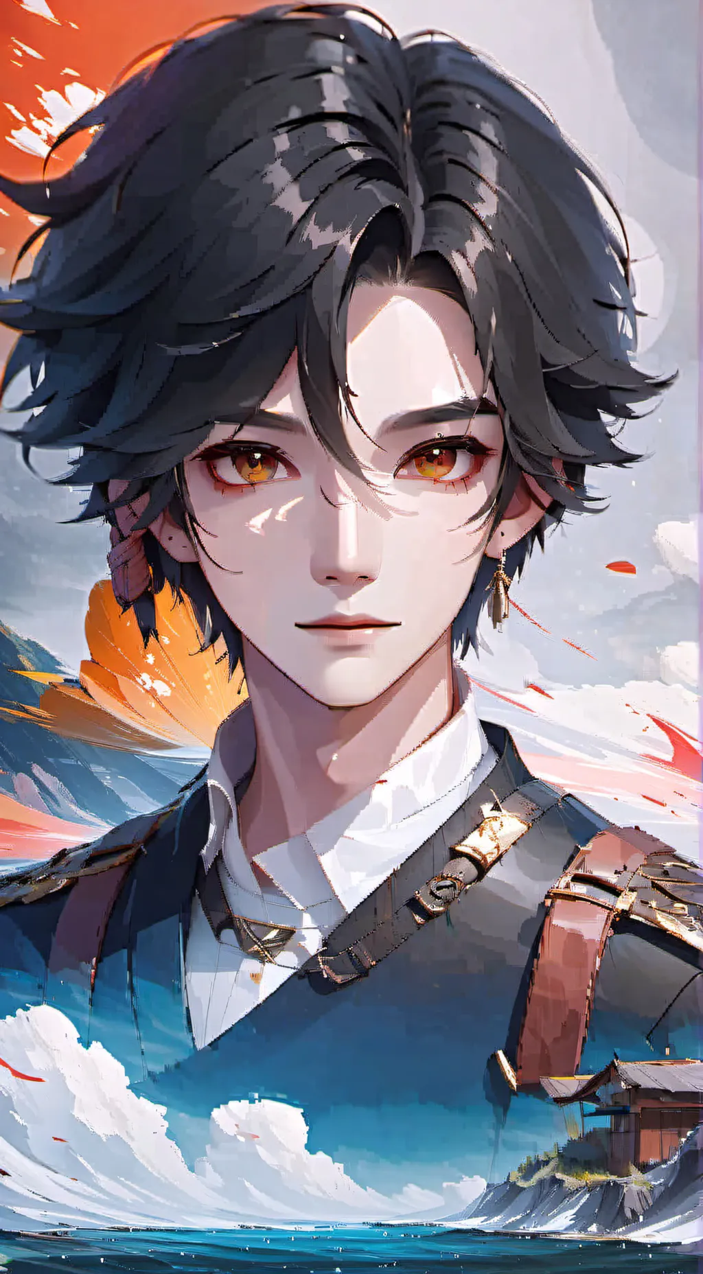 ai character: цуцуми background