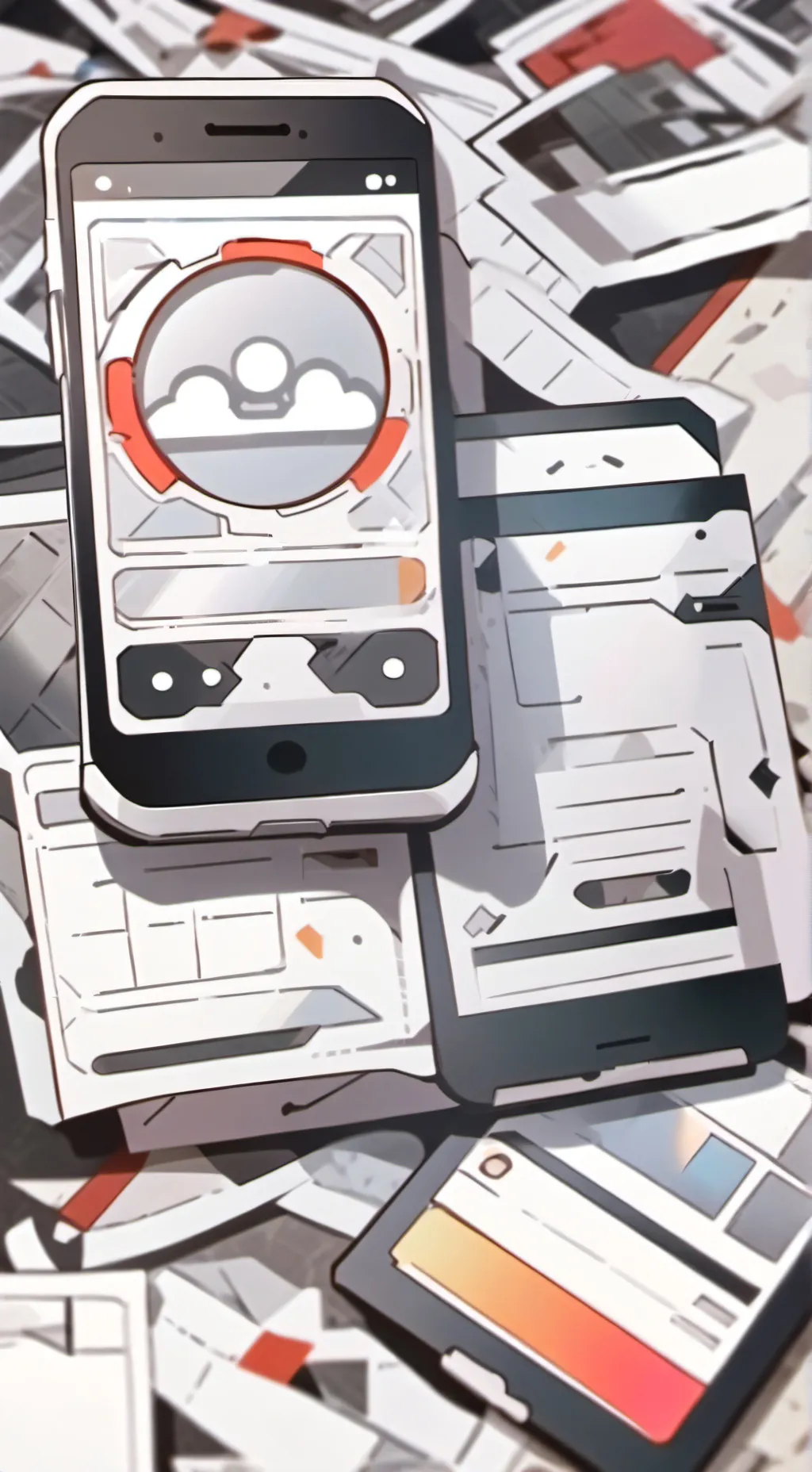 ai character: Miiphone background