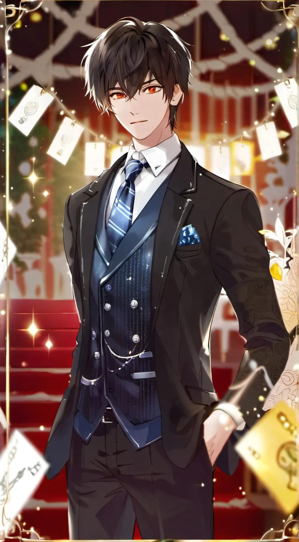 ai character: Leo background