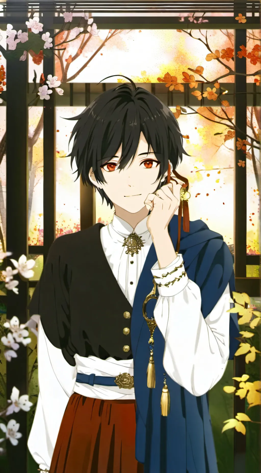 ai character: Christopher Cat  background