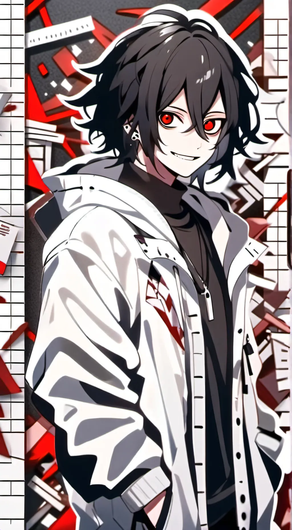 ai character: Jeff the killer☆🔪 background