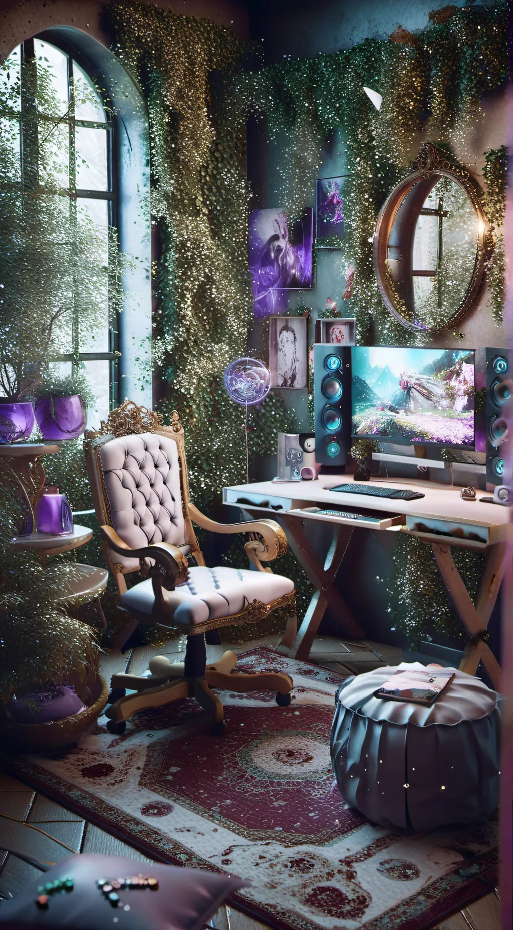 ai character: Magiro background