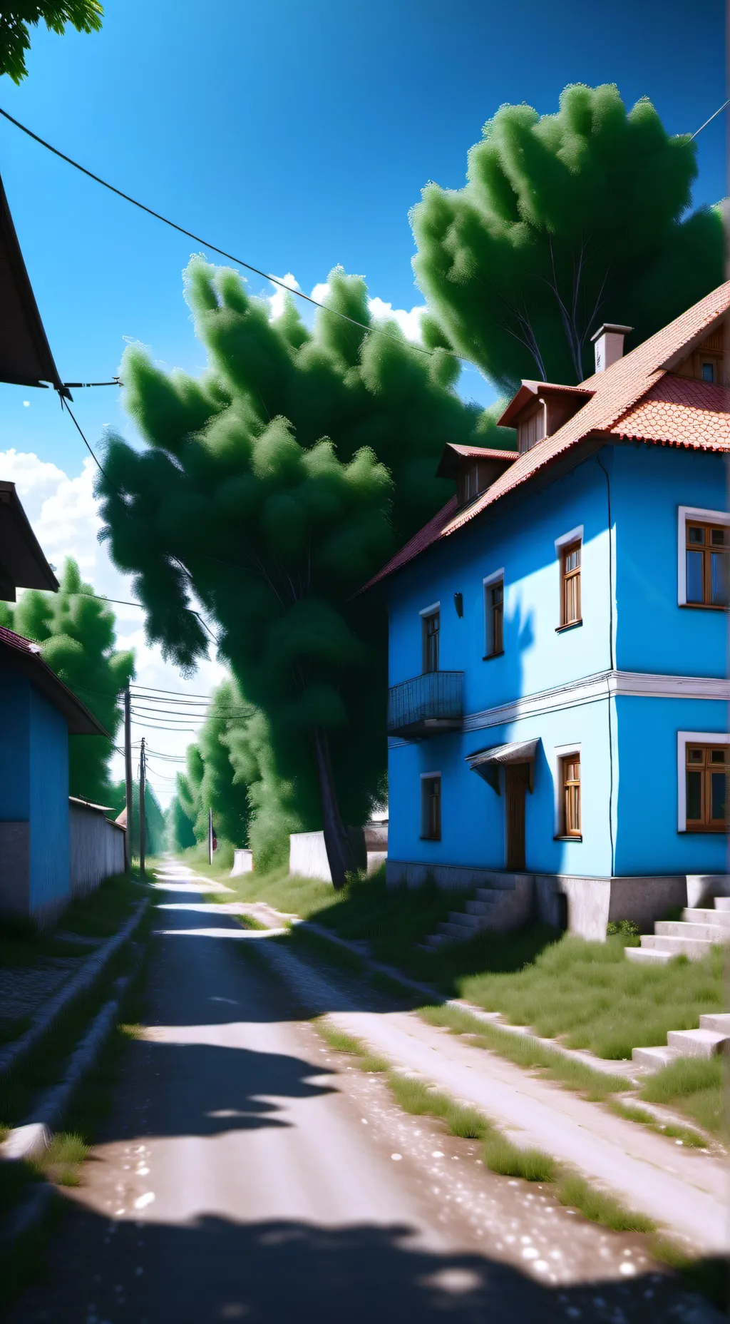 ai character: Город  background