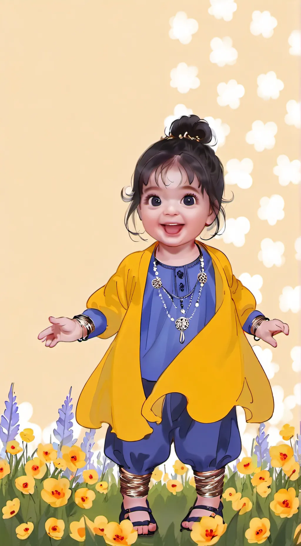 ai character: Sophia bebezinha  background