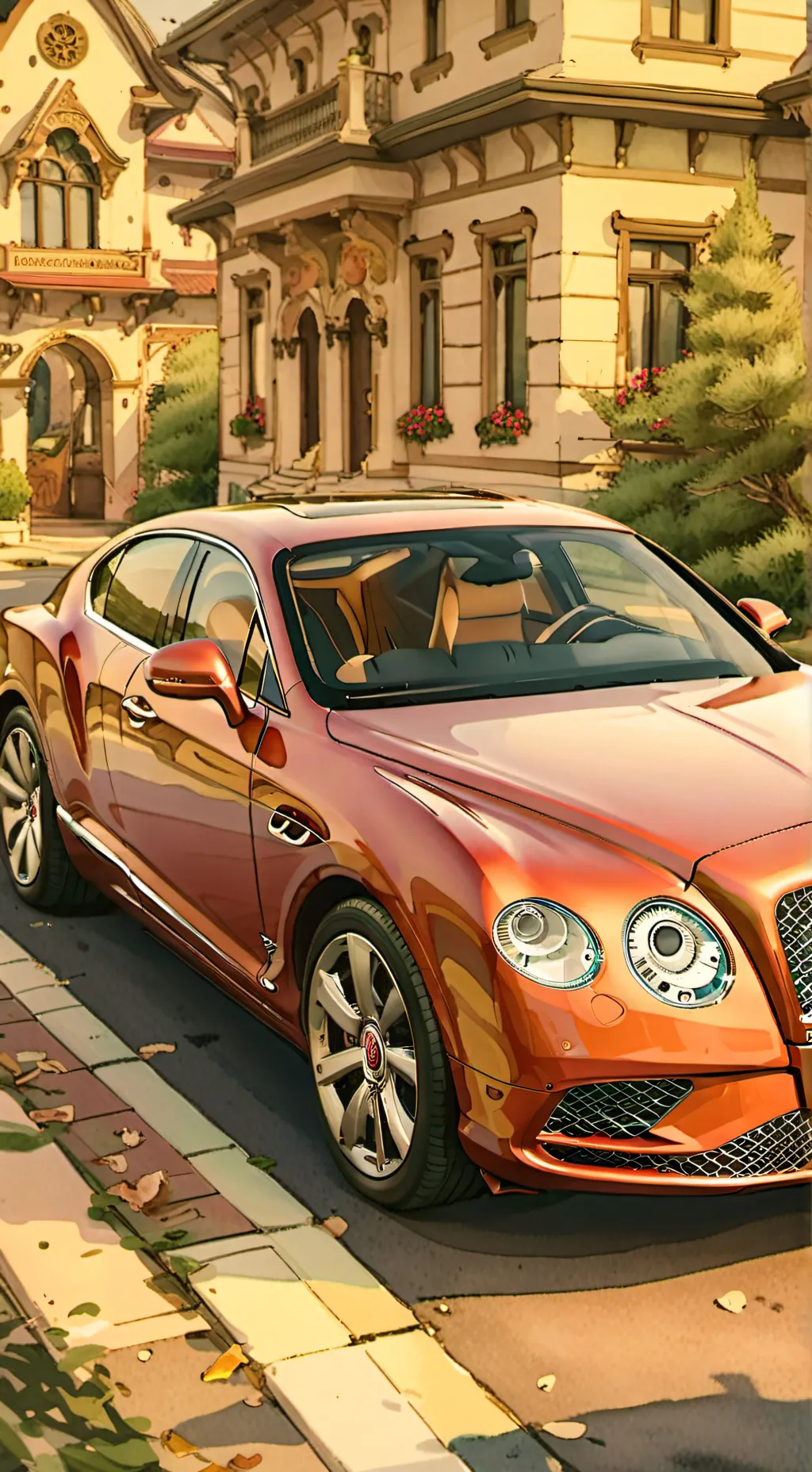 ai character: бентли background