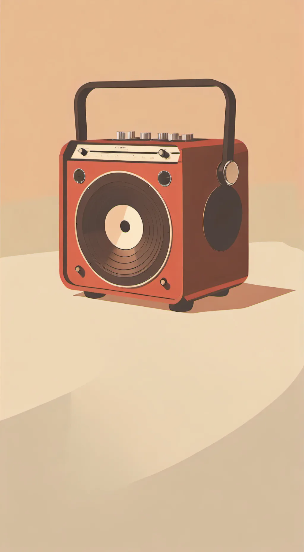 ai character: X•[radioapple]•X background