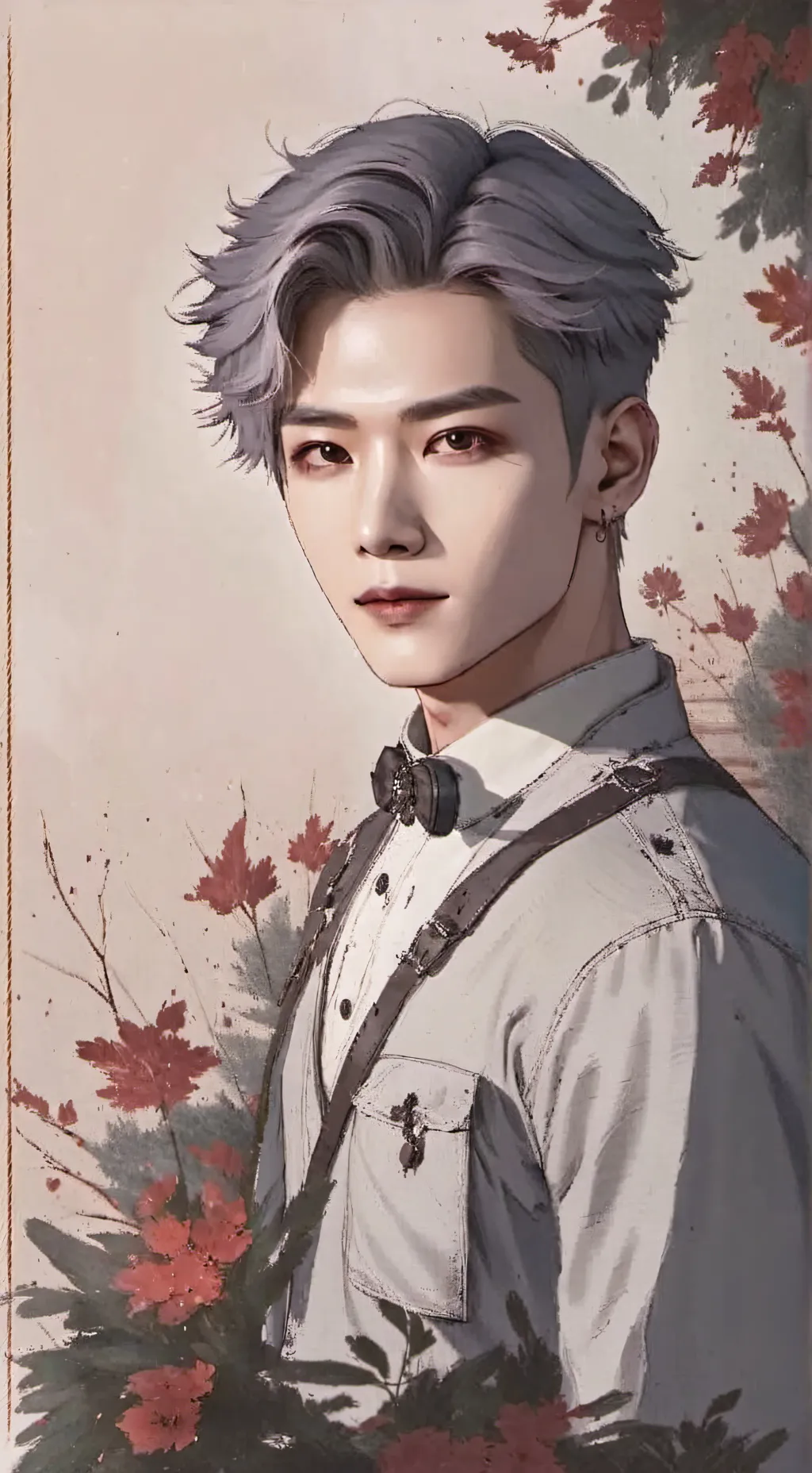 ai character: stray kids  background