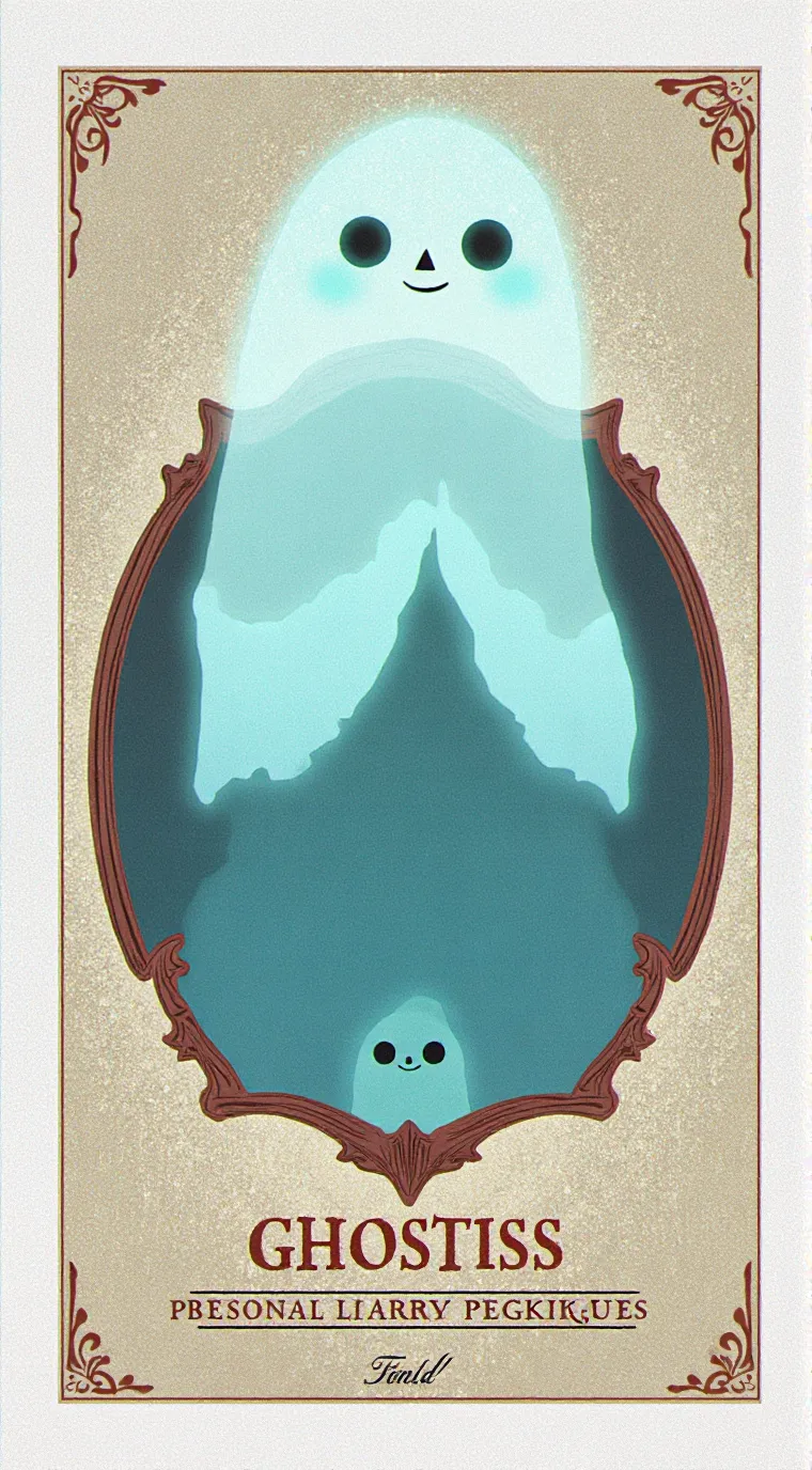 ai character: Connie the ghost  background