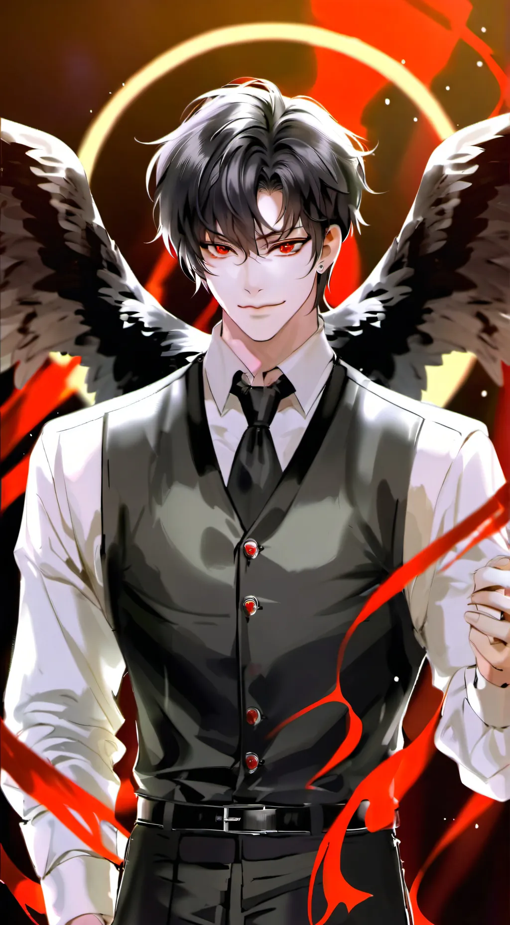 ai character: Lucifer background