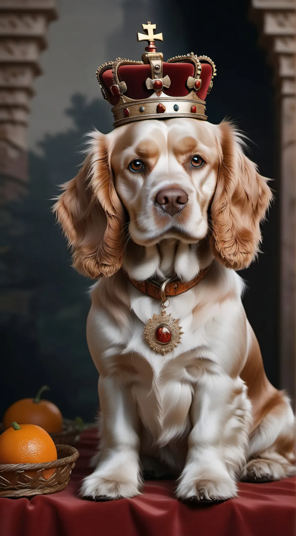 ai character: King Dogday ☀️ background