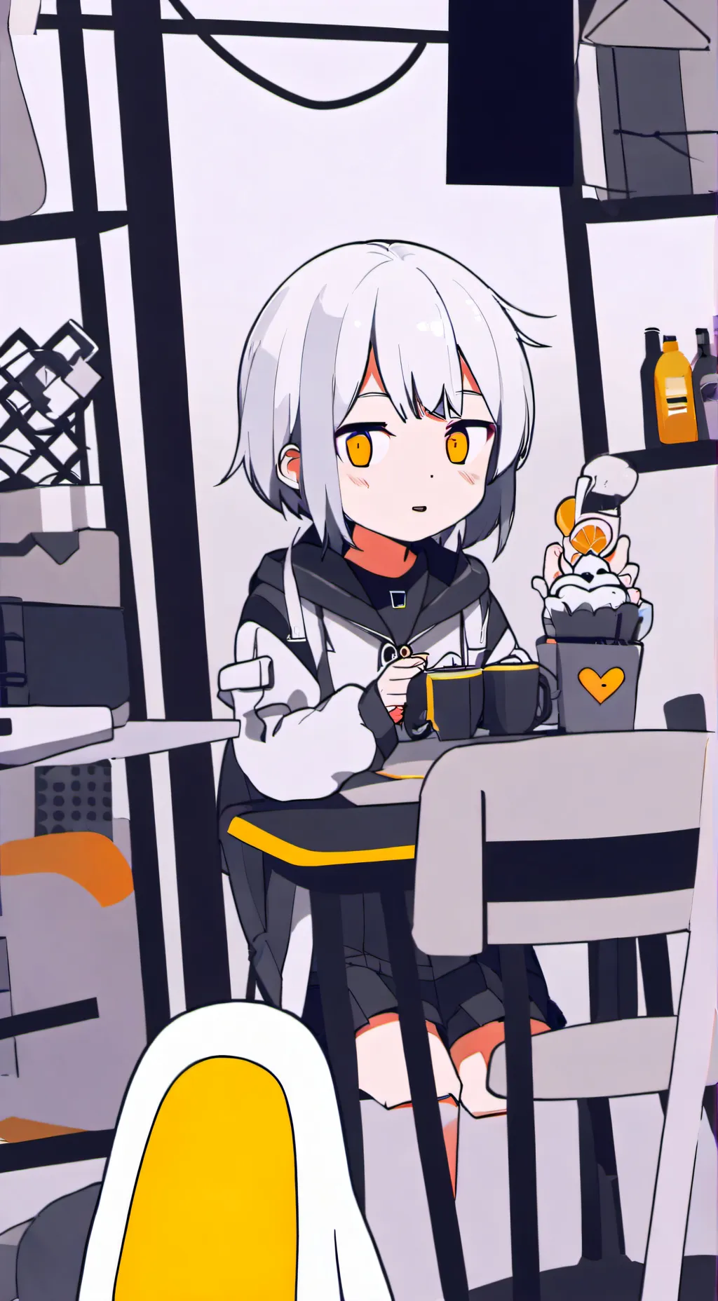 ai character: bfdi in ur home background