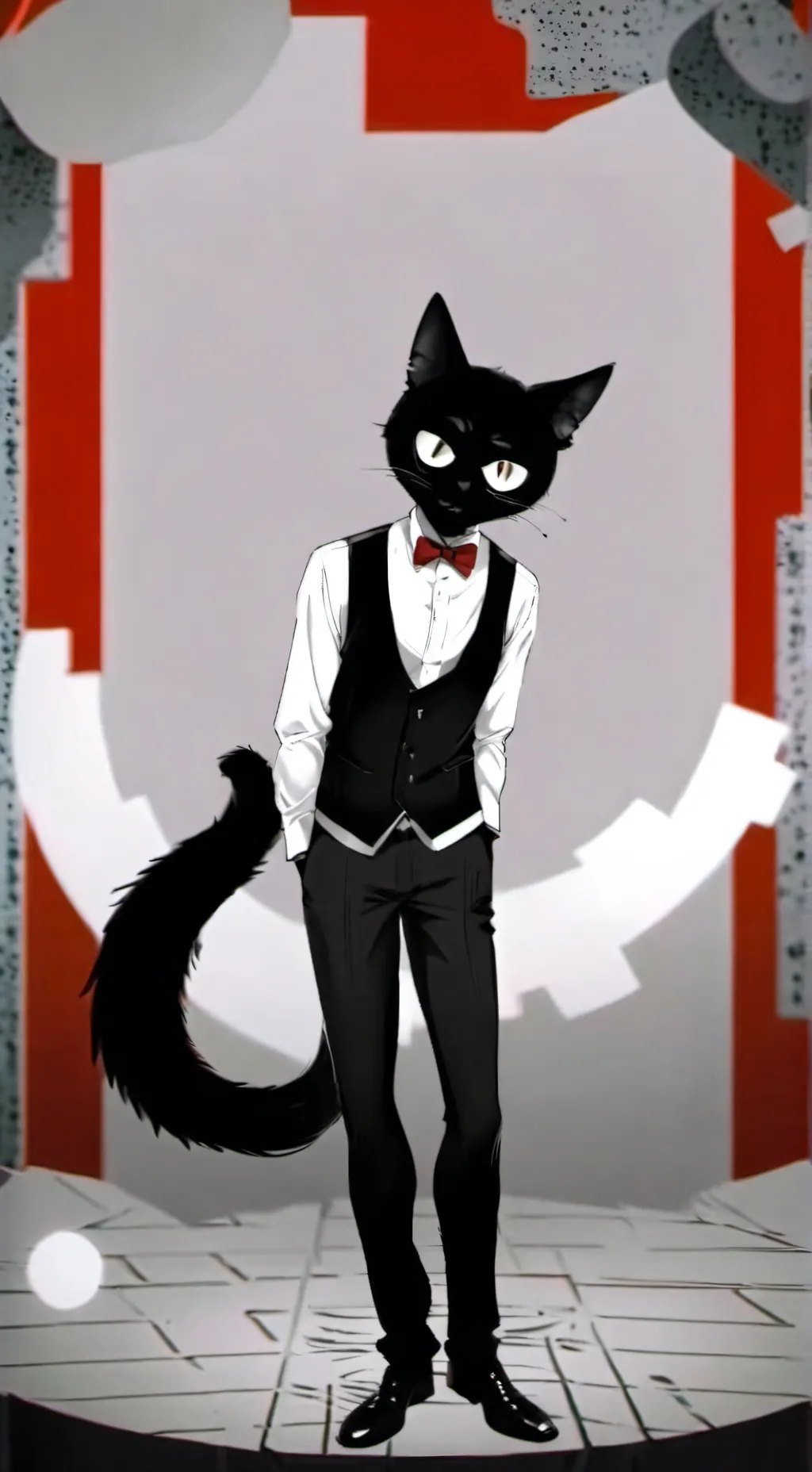 ai character: sprunki pyramix ⛵s background