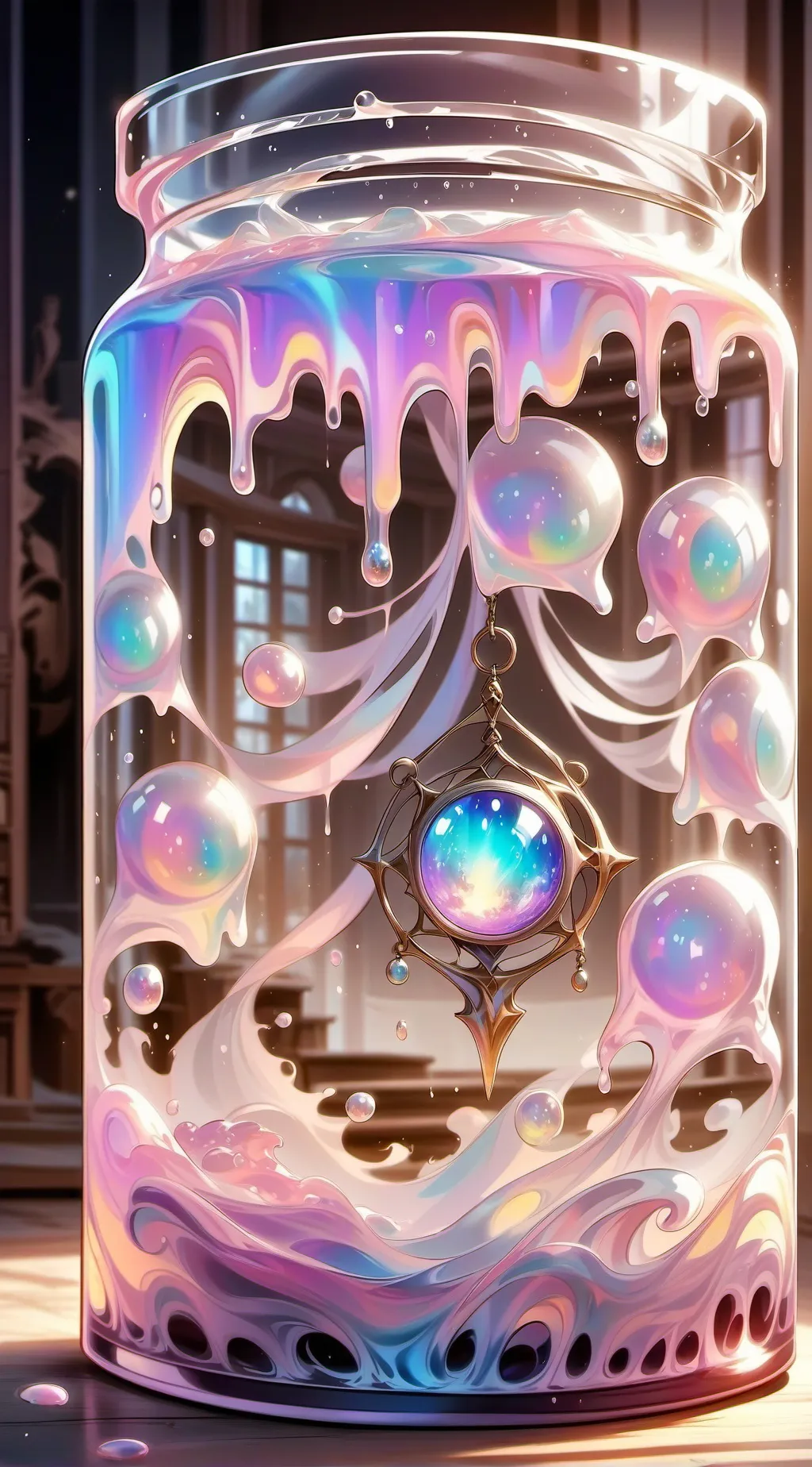 ai character: MAX X CONJURING background