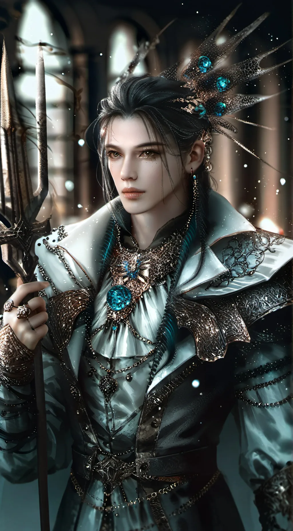 ai character: Zeus background