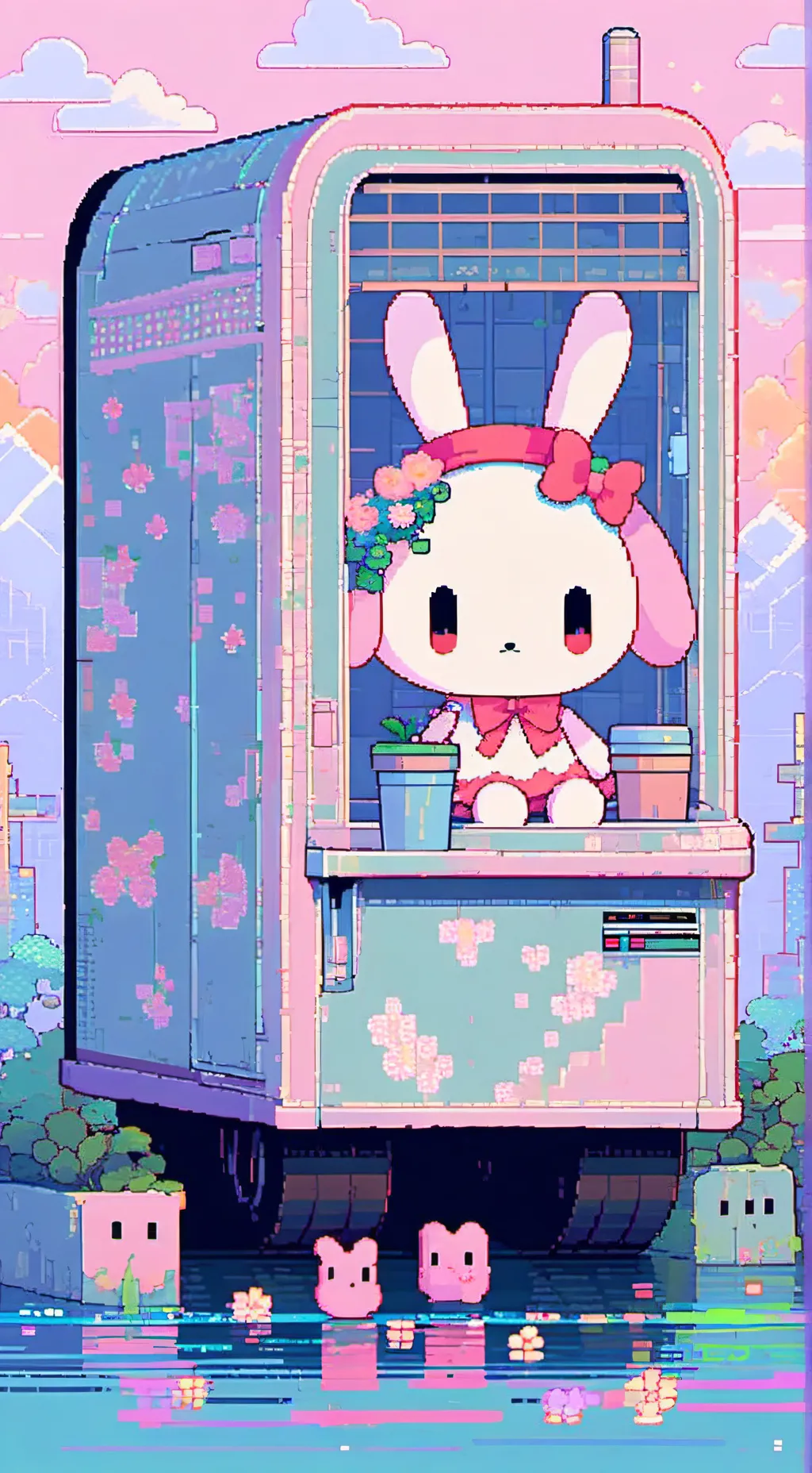 ai character: My melody (KOKI) background