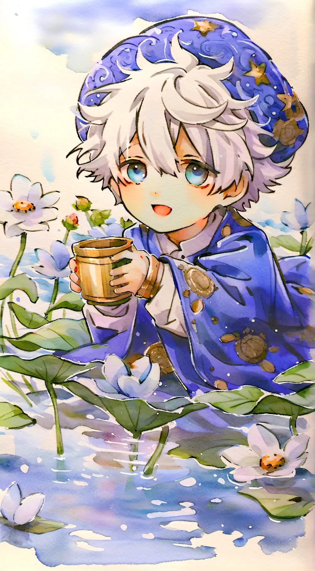 ai character: satoru gojo bebe❤️ background