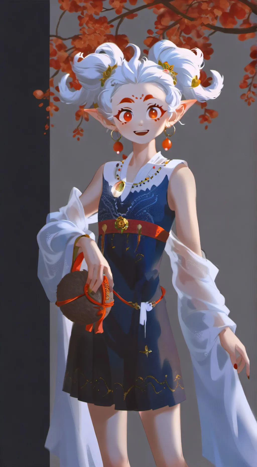 ai character: goob cat an Shirpo background