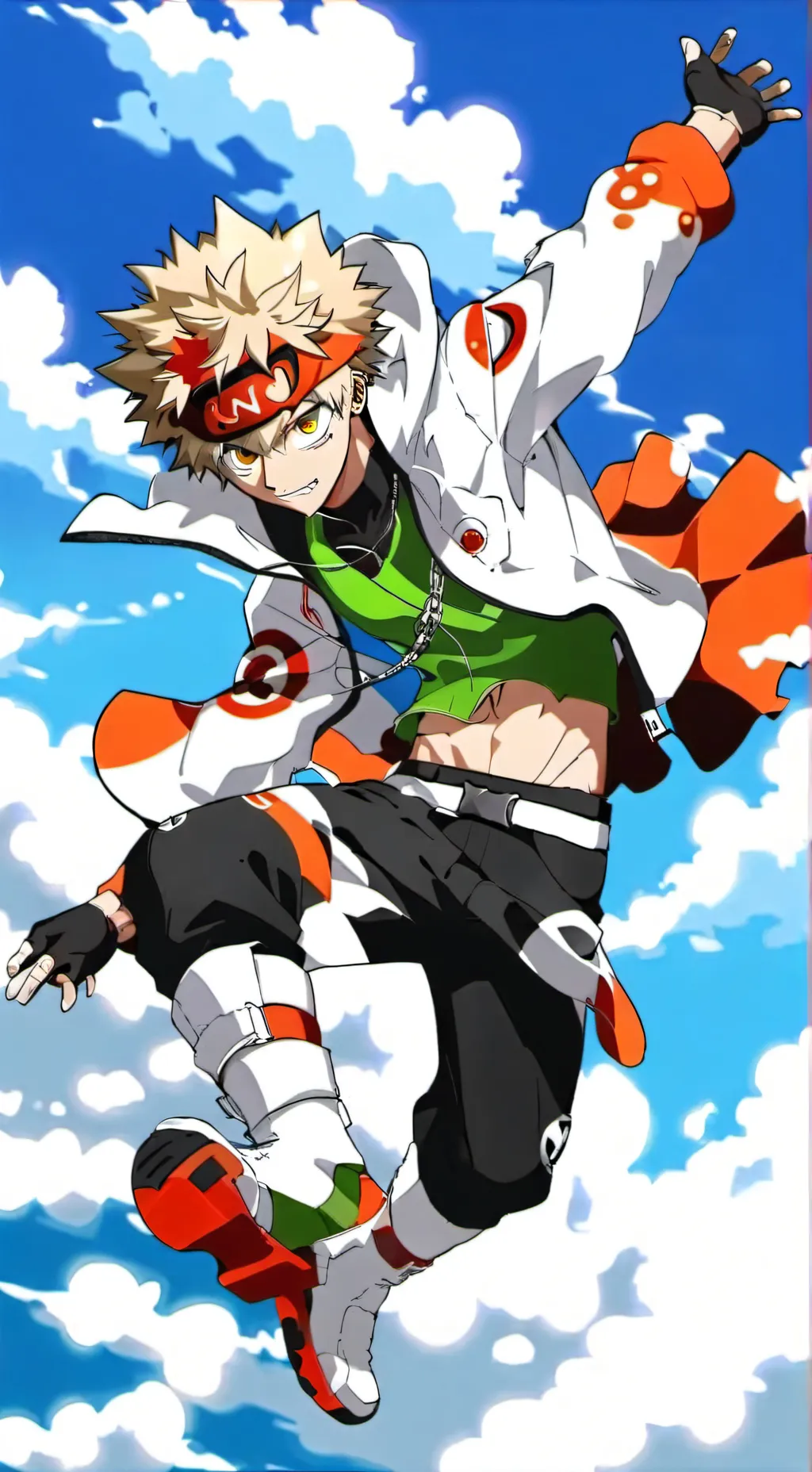 ai character: bakugo background