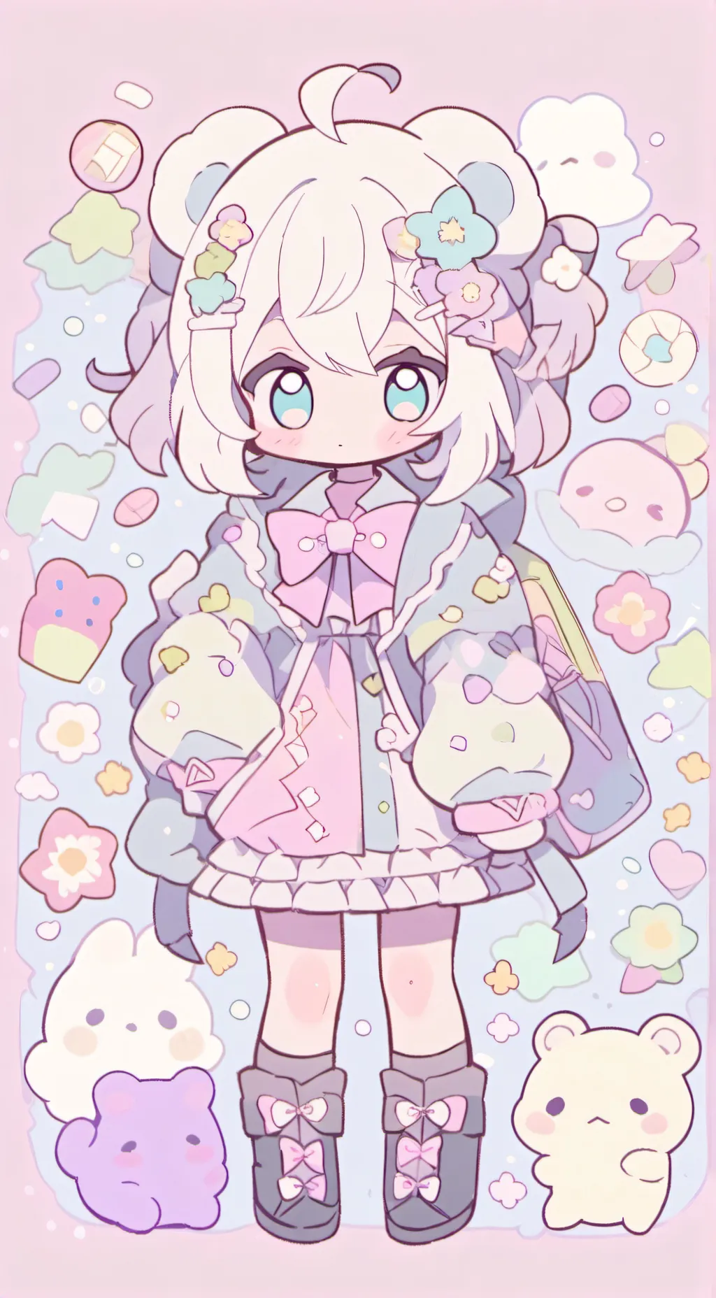 ai character: sad meter MHA background