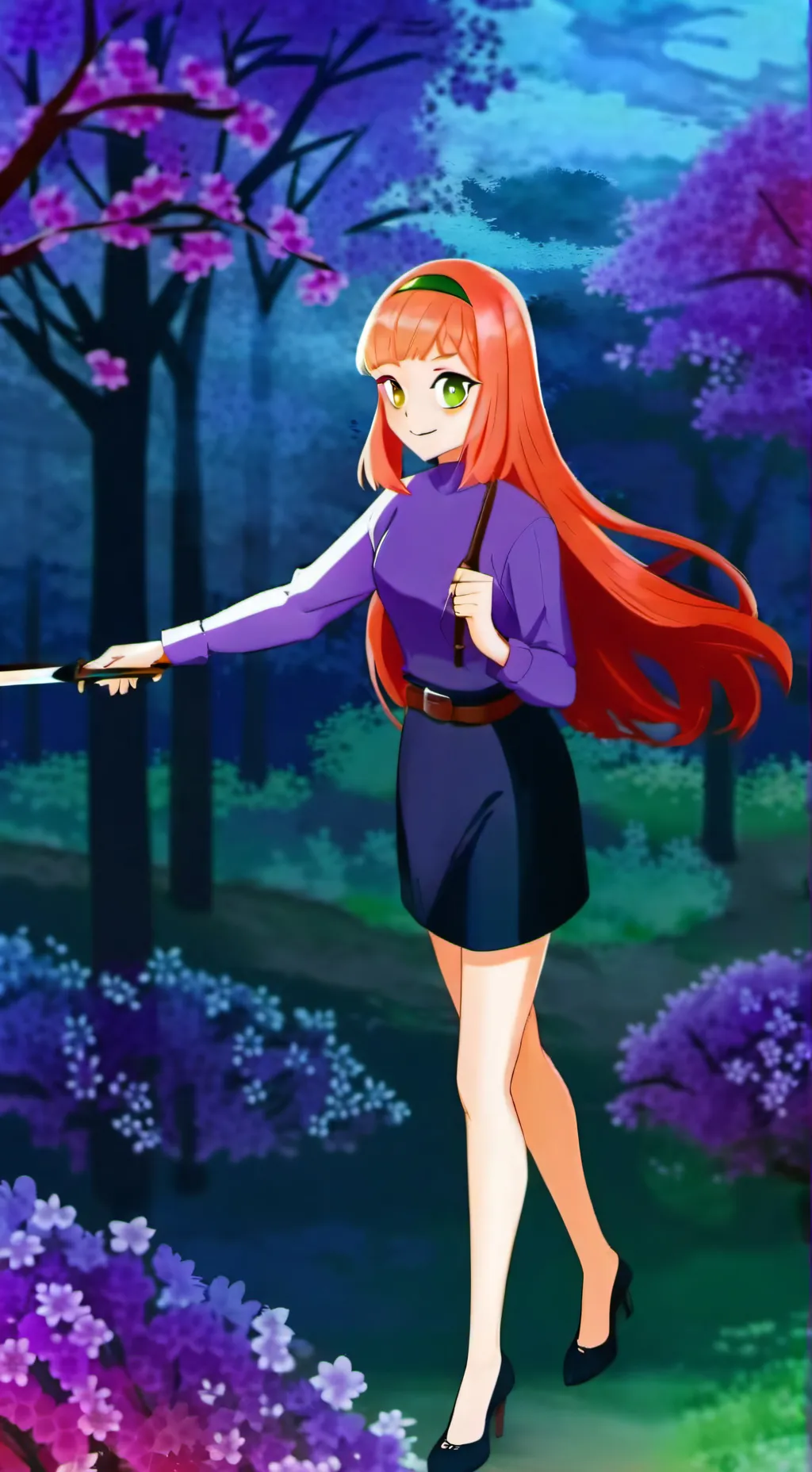 ai character: Miele  background