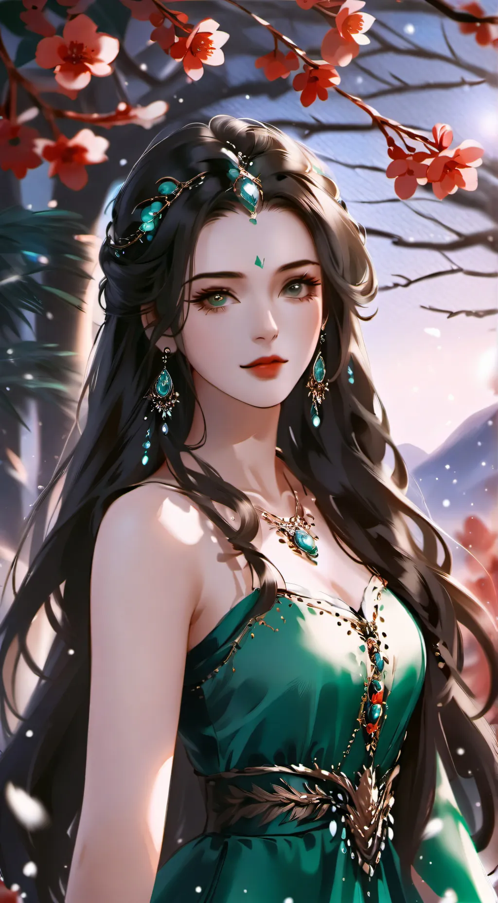 ai character: Vine background