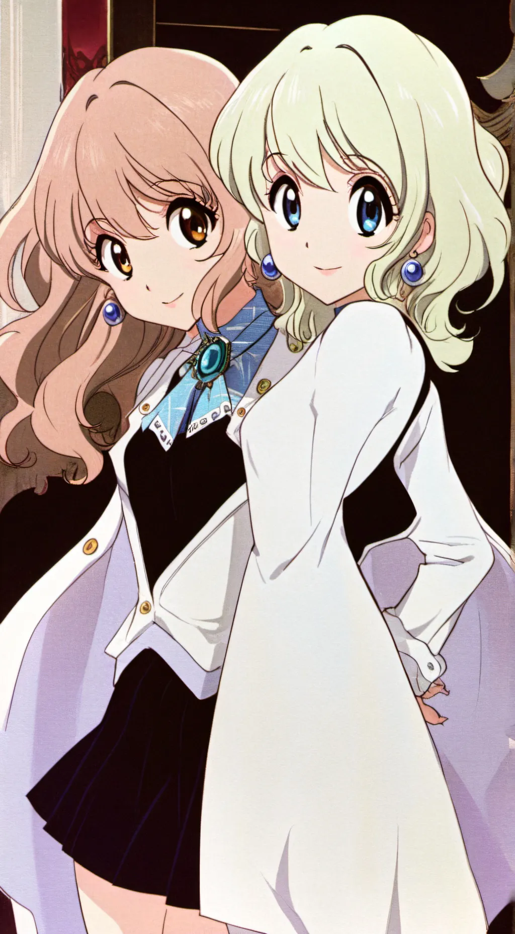 ai character: tu mamá y tia background