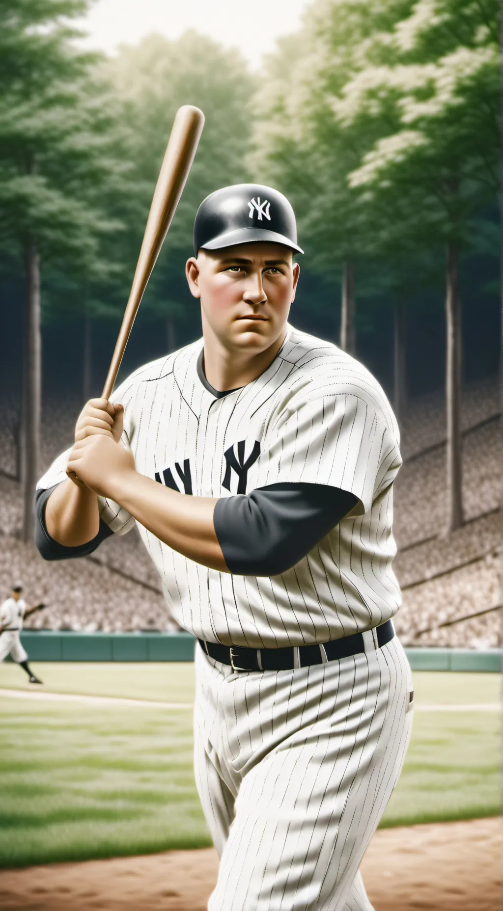 ai character: Babe Ruth background