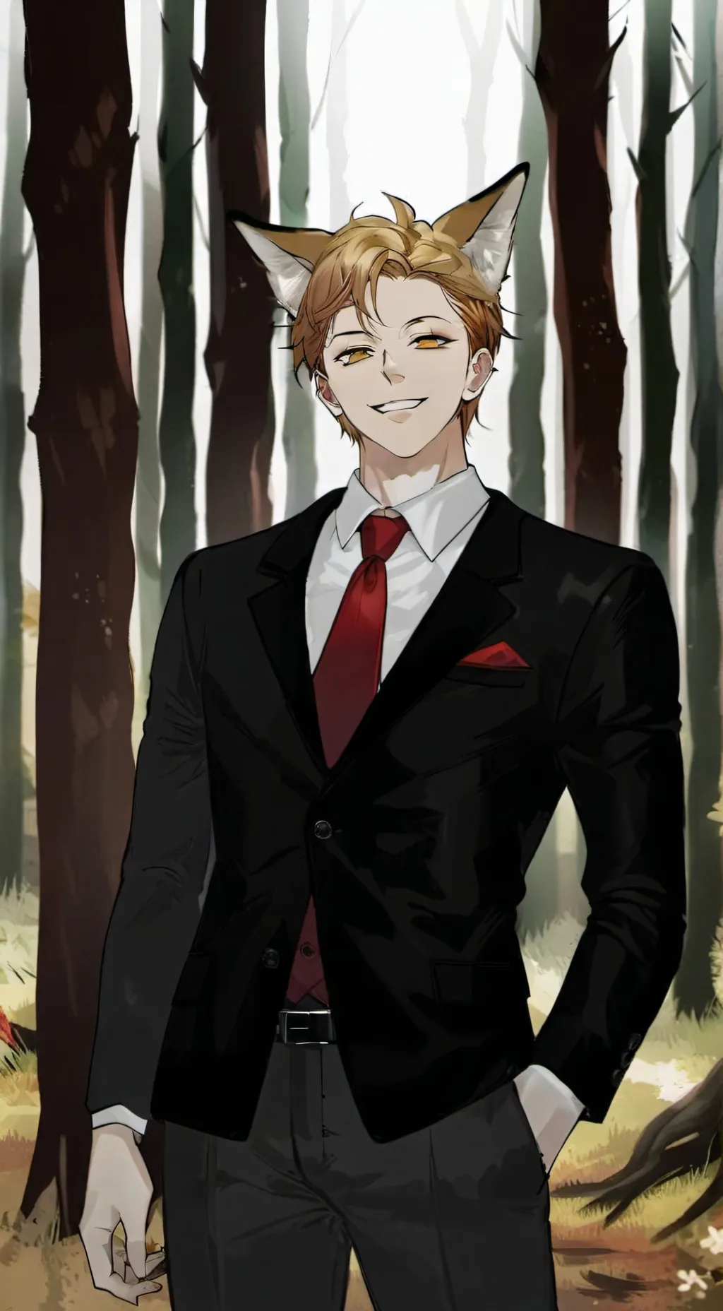 ai character: 🦊Javier🦊 background