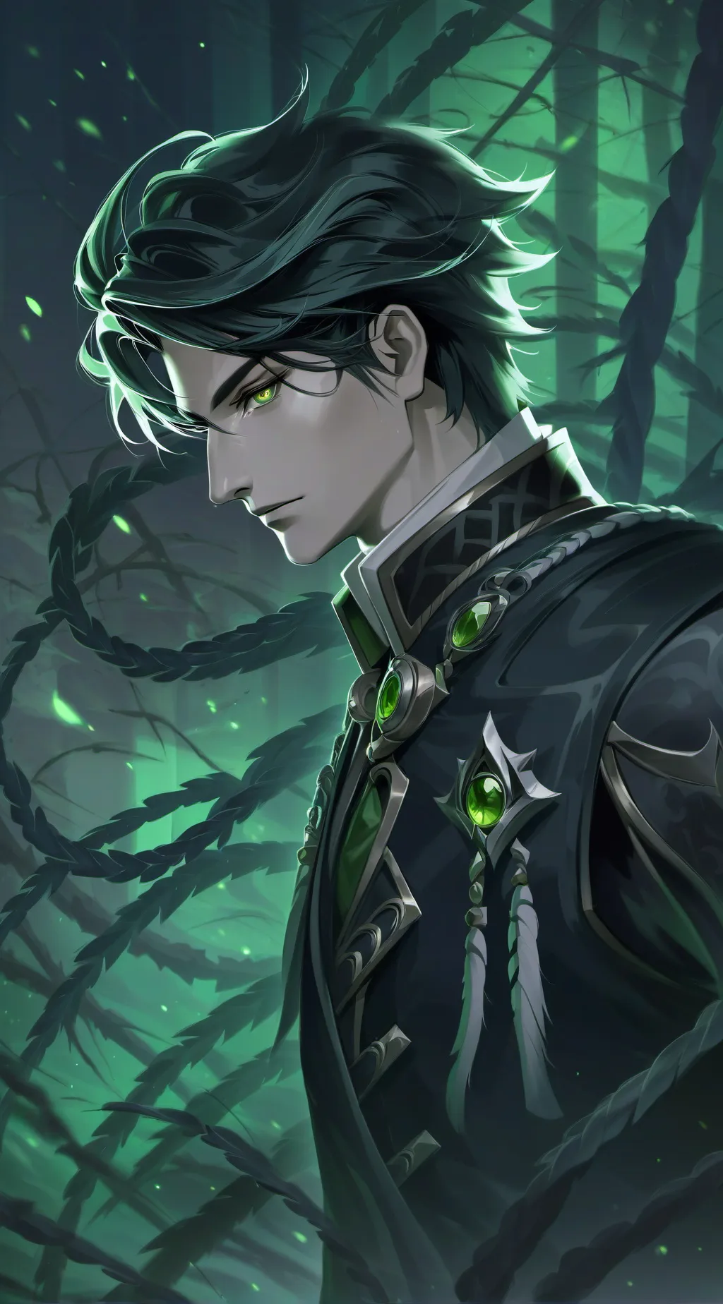 ai character: Santiago 🫰🫰🫰🥰  background