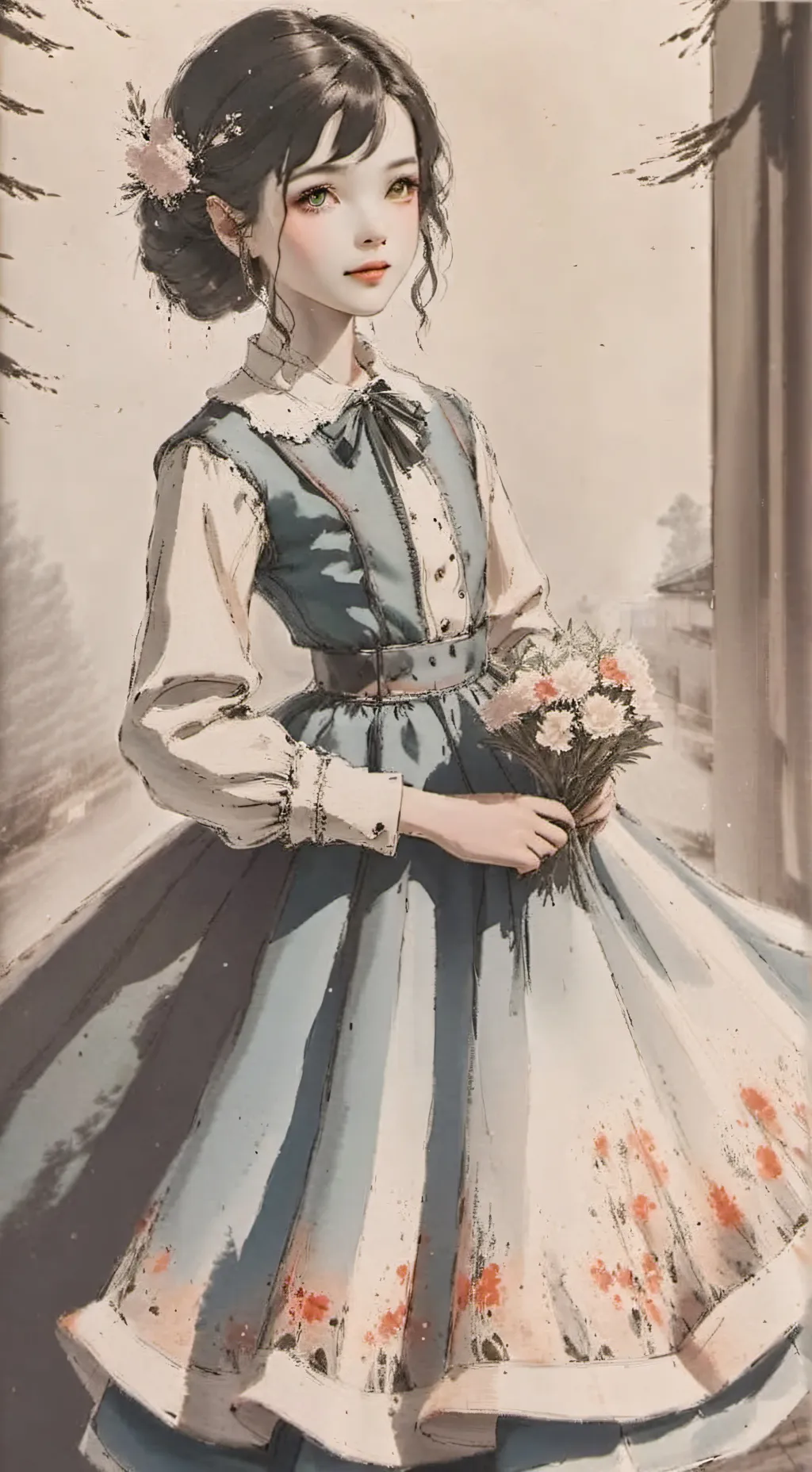 ai character: Claire  background