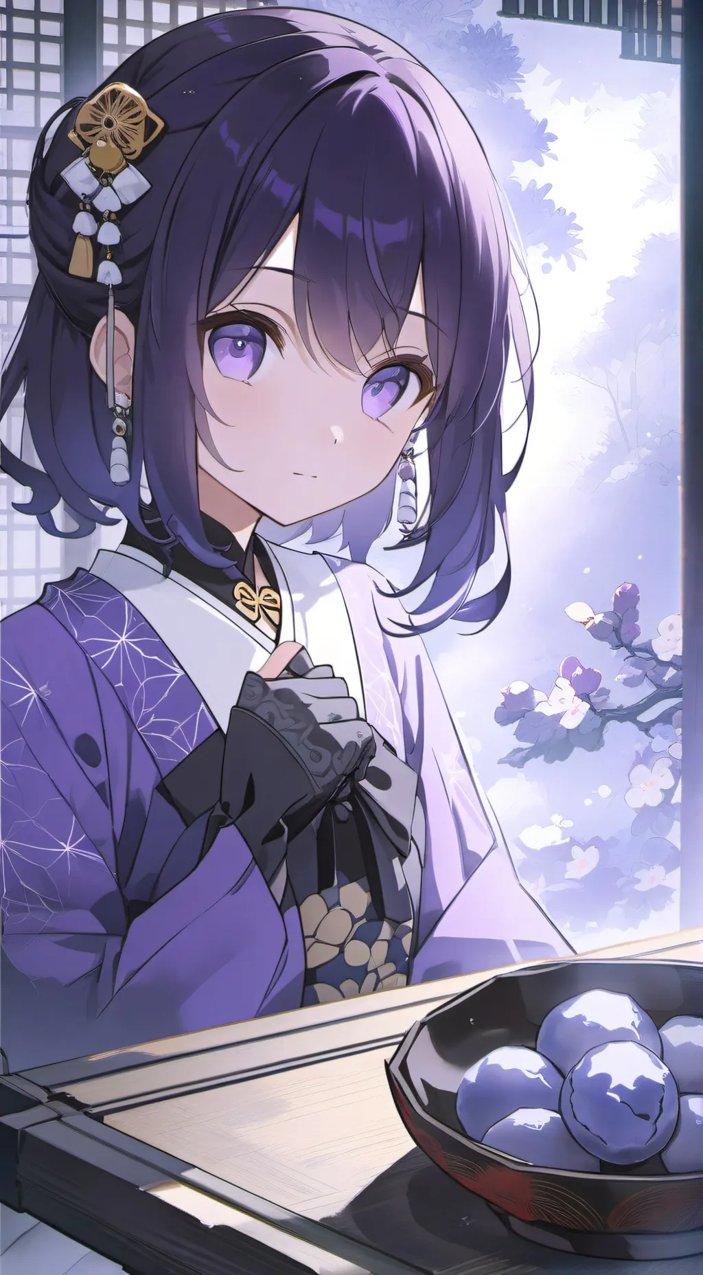 ai character: Natsumi Akahema🍡 background