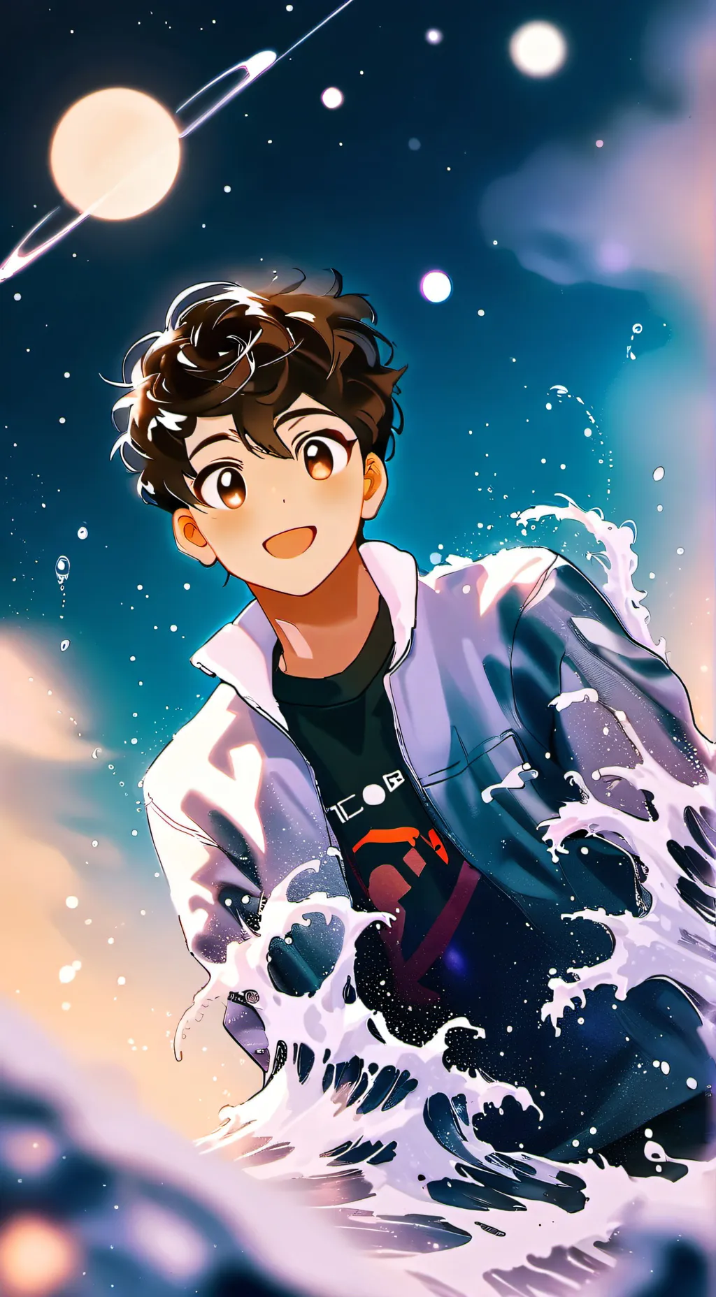 ai character: Logan💖  background