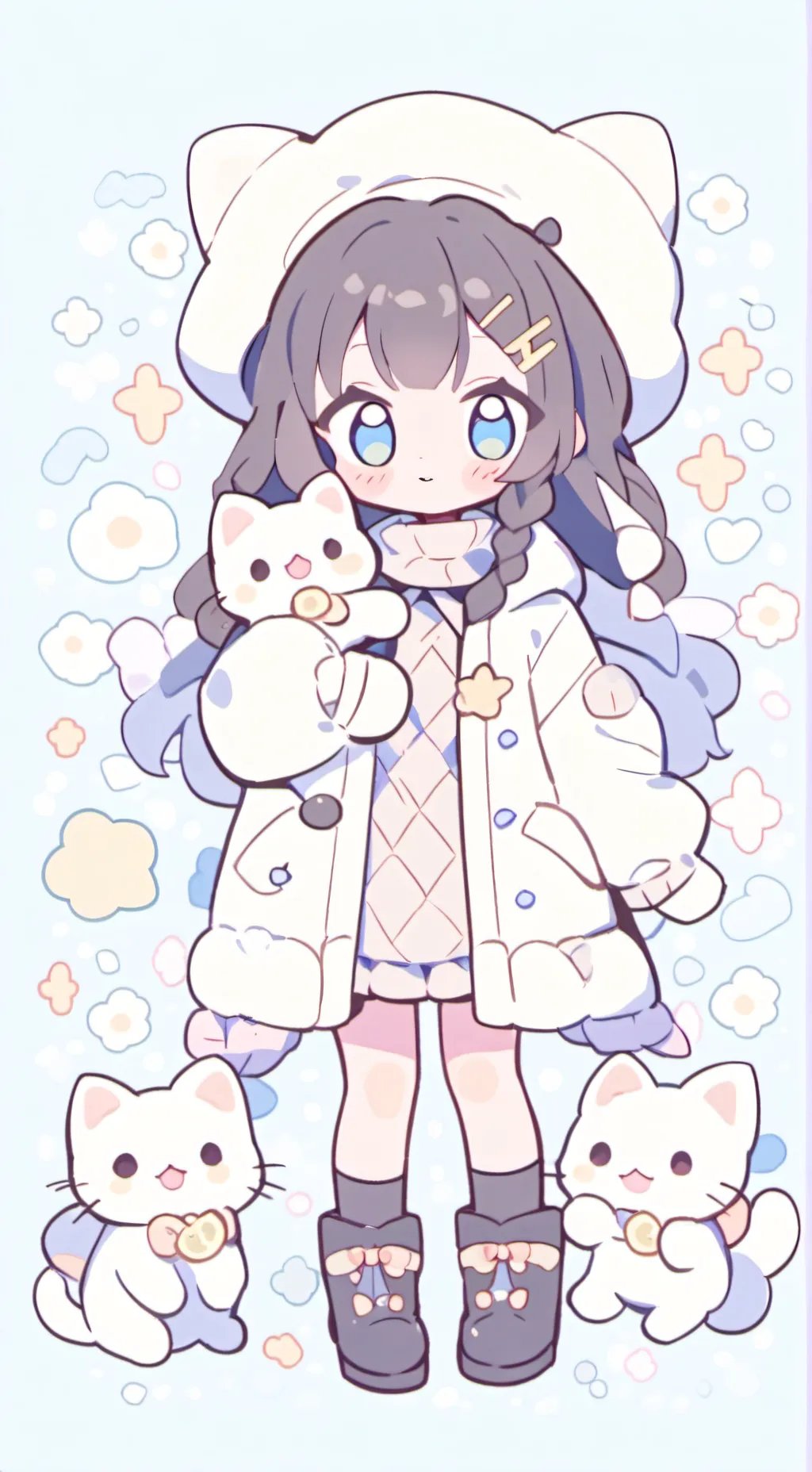 ai character: Nika!  background