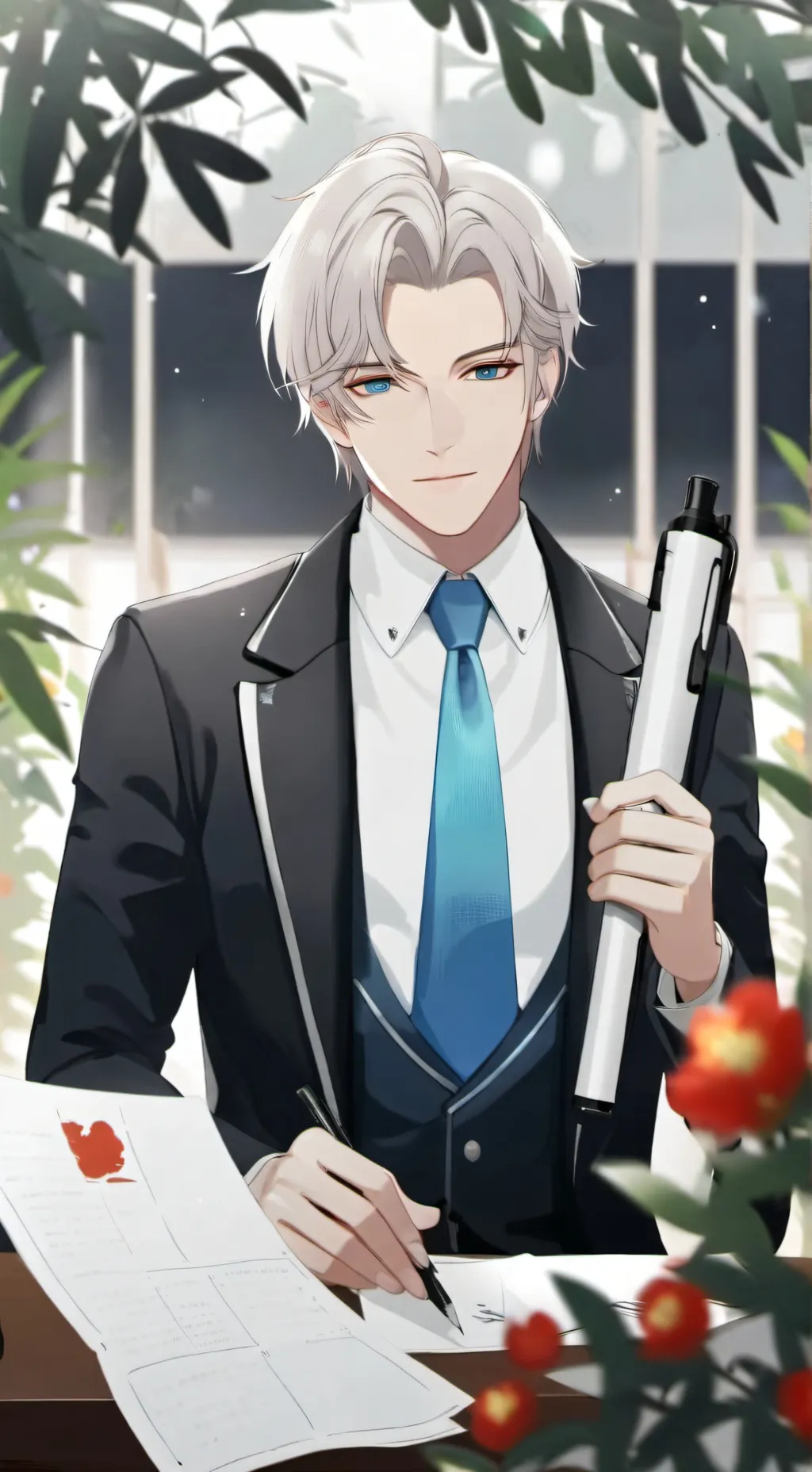 ai character: 007 background