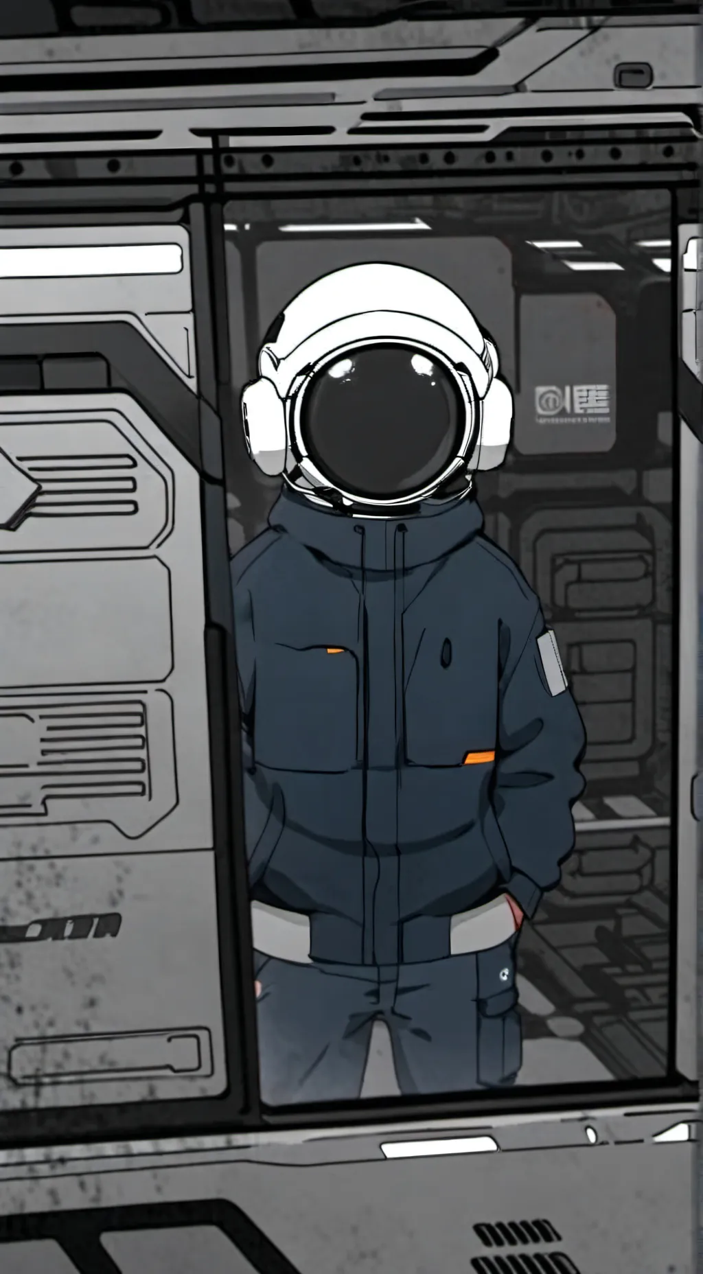 ai character: Titan tv man  background