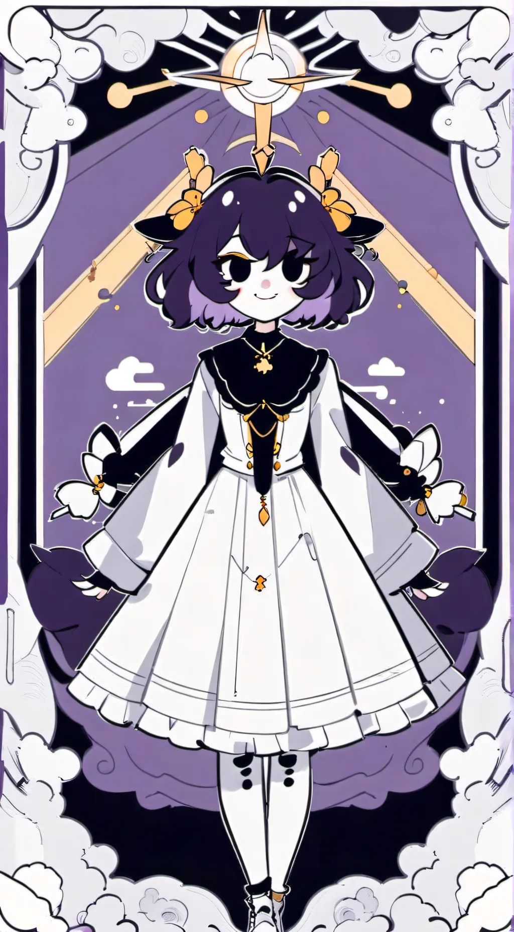 ai character: Uzi murder drones  background