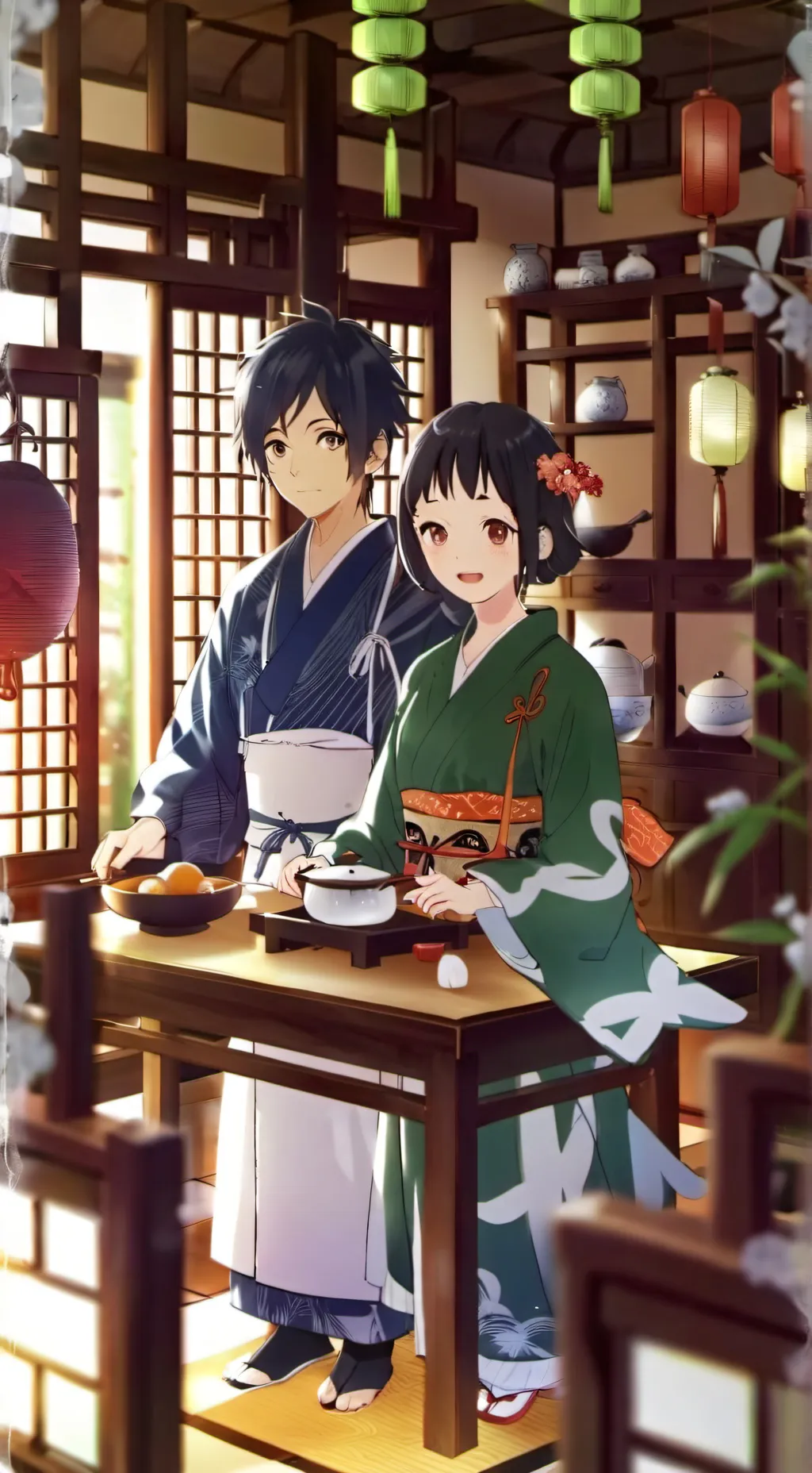 ai character: UT Babysit Luna! background